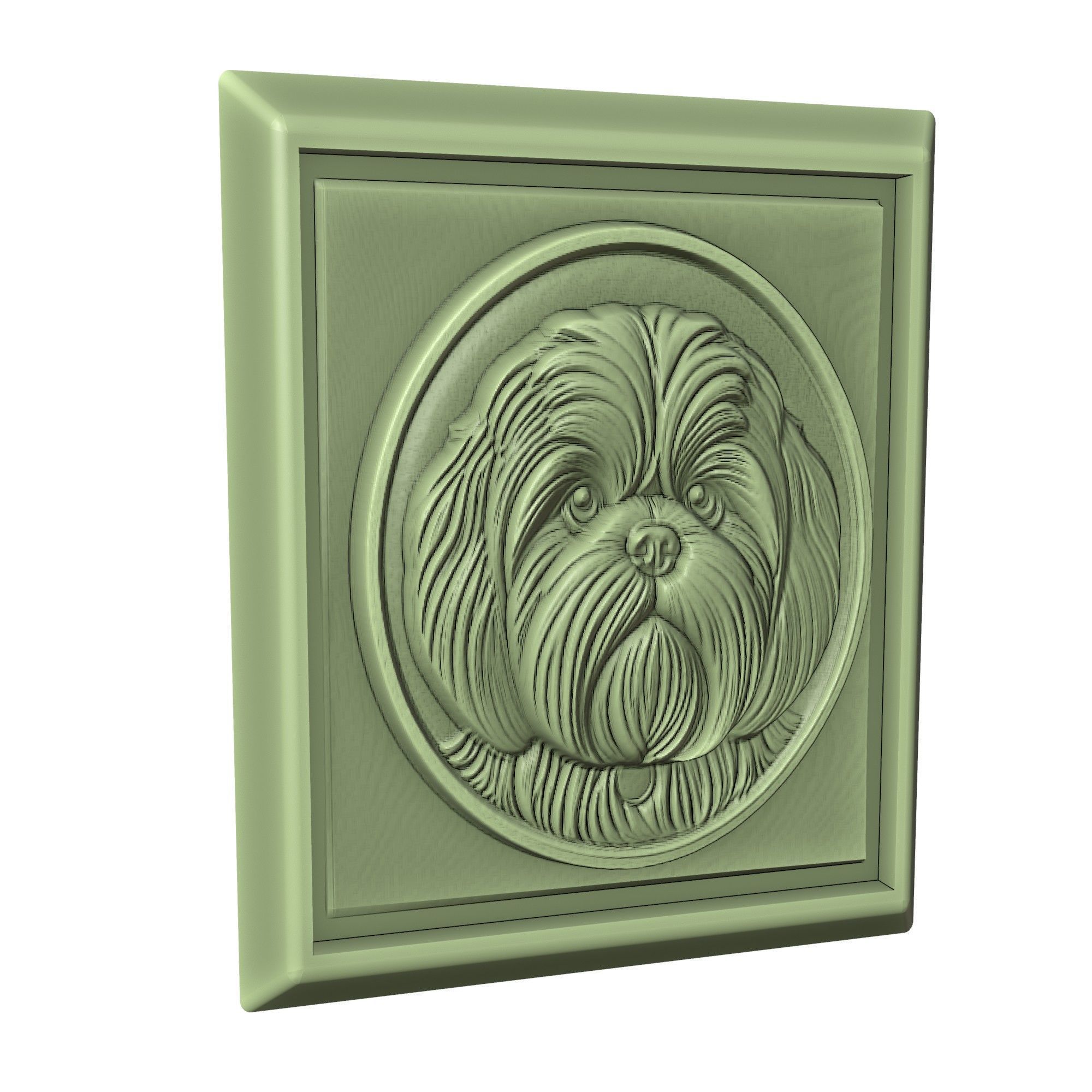 Dog Shih Tzu Animal 3D print model_3