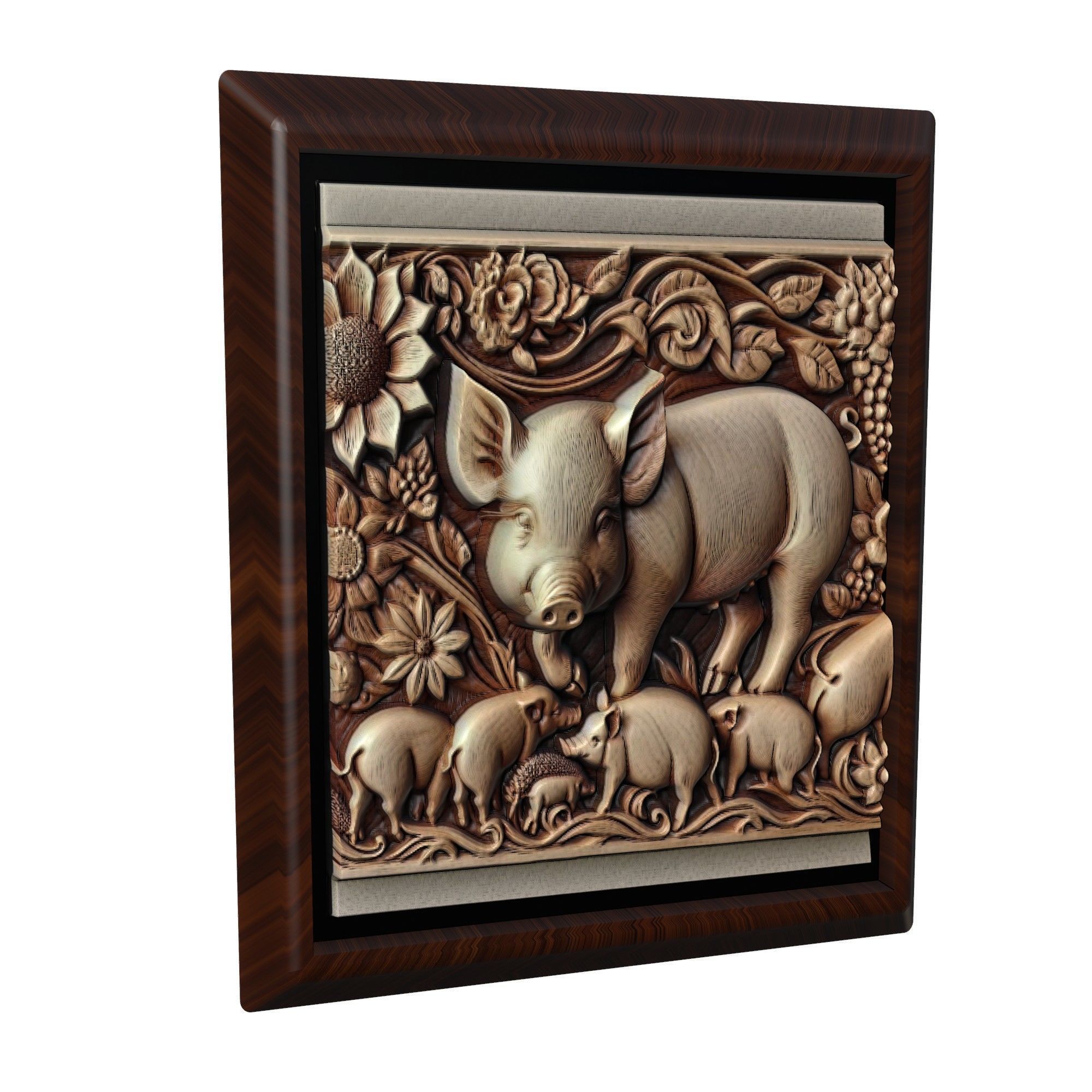 Pig Animal 3D print model_1