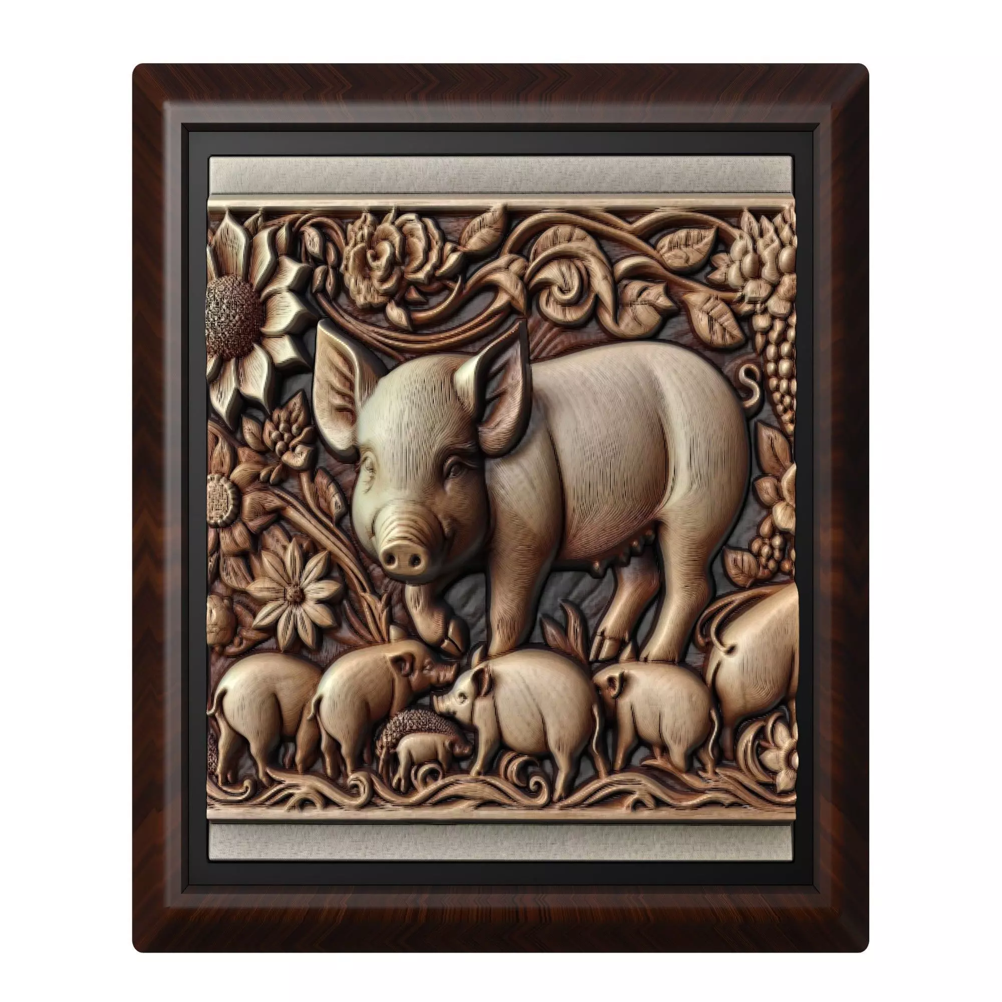 Pig Animal 3D print model_0