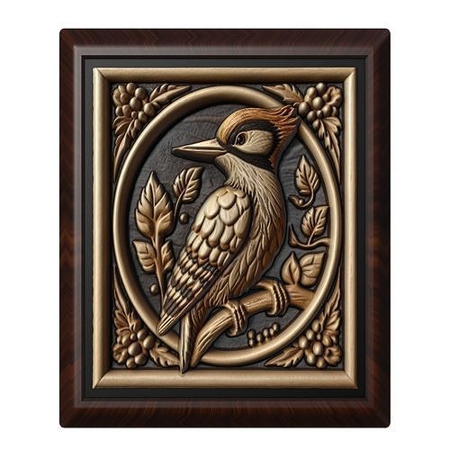 Woodpecker Animal 3D print model