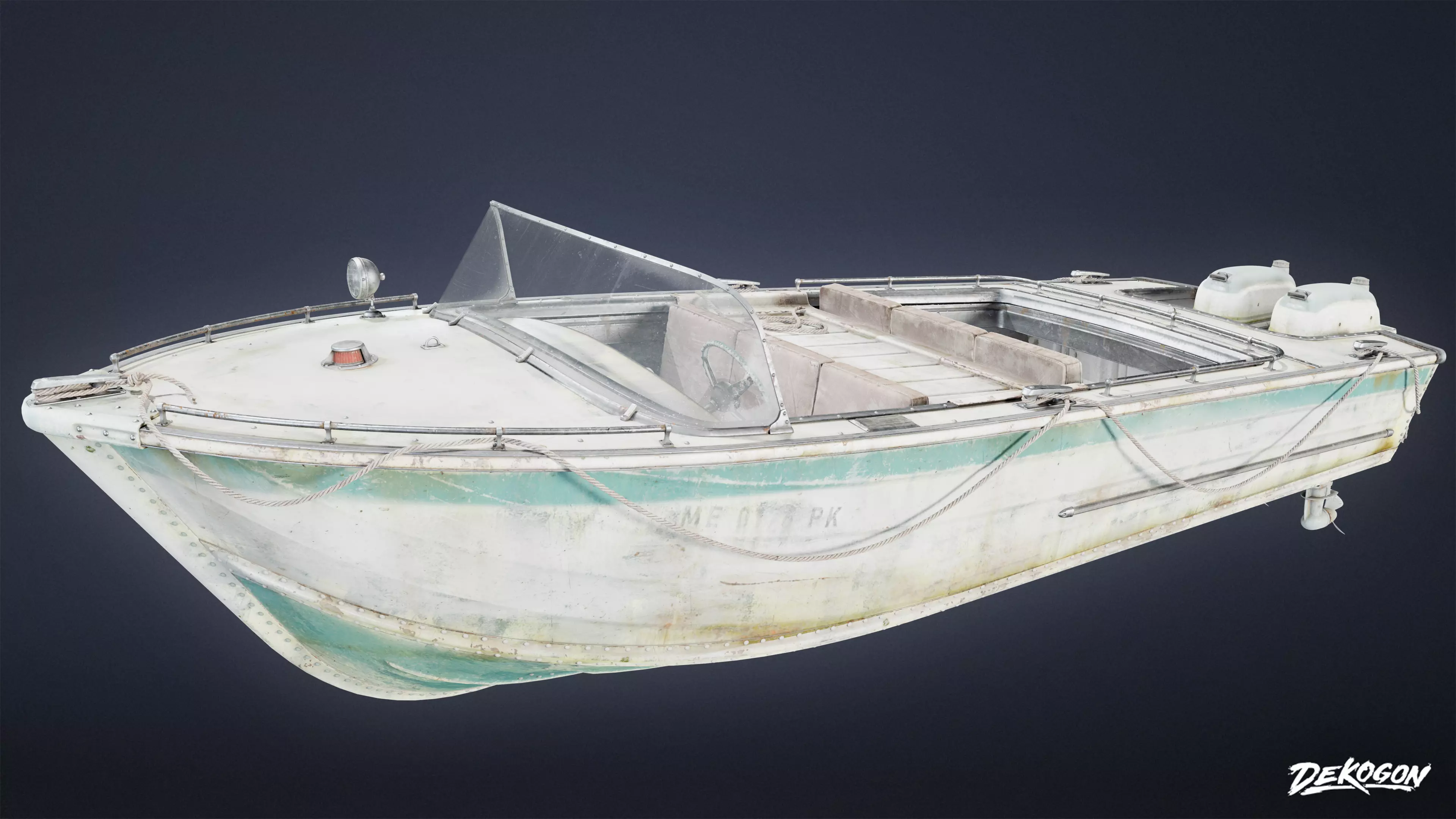 BOATYARD - Boat 25 - LOW POLY AND NANITE Low-poly 3D model_0