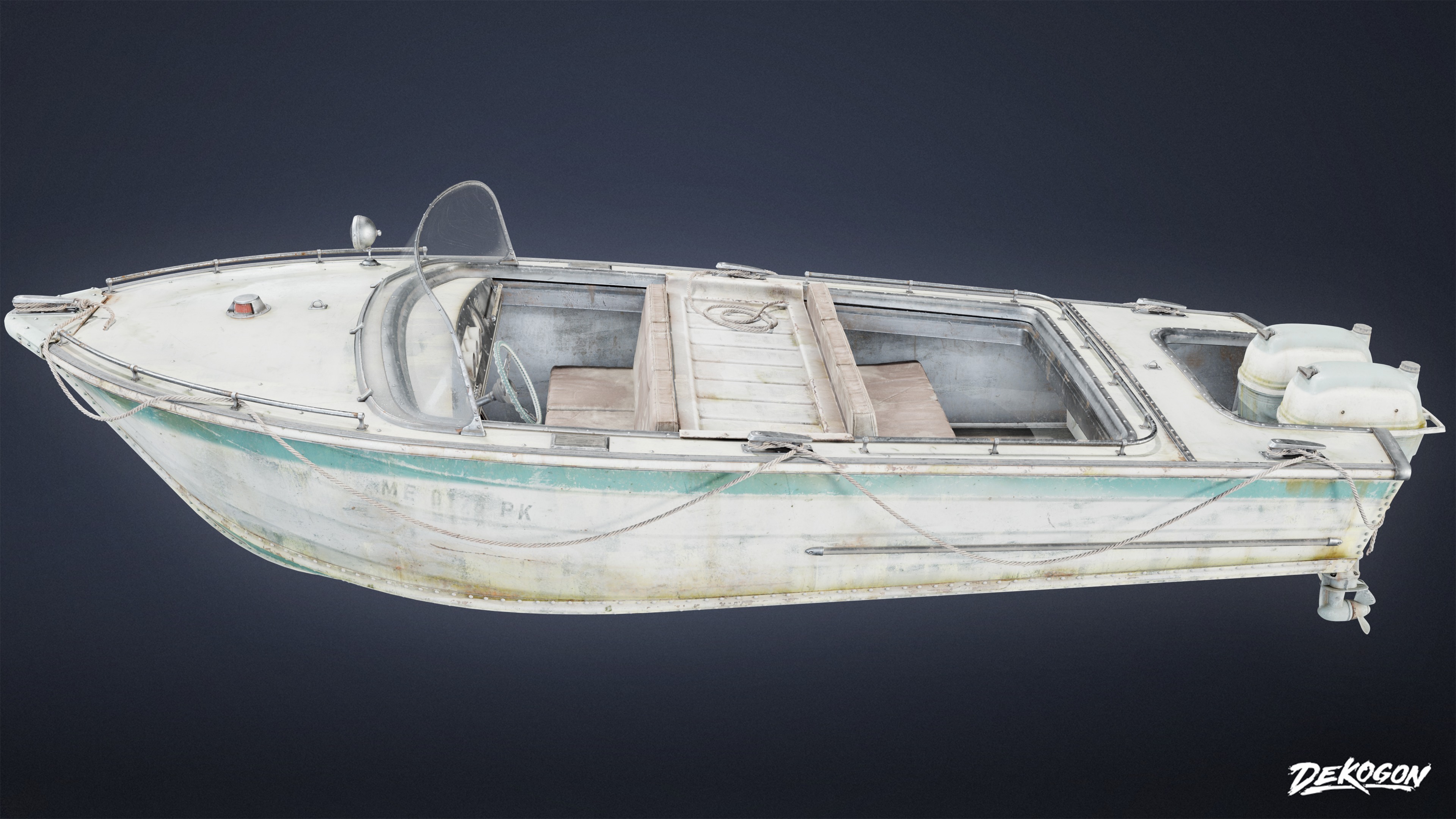 BOATYARD - Boat 25 - LOW POLY AND NANITE Low-poly 3D model_2
