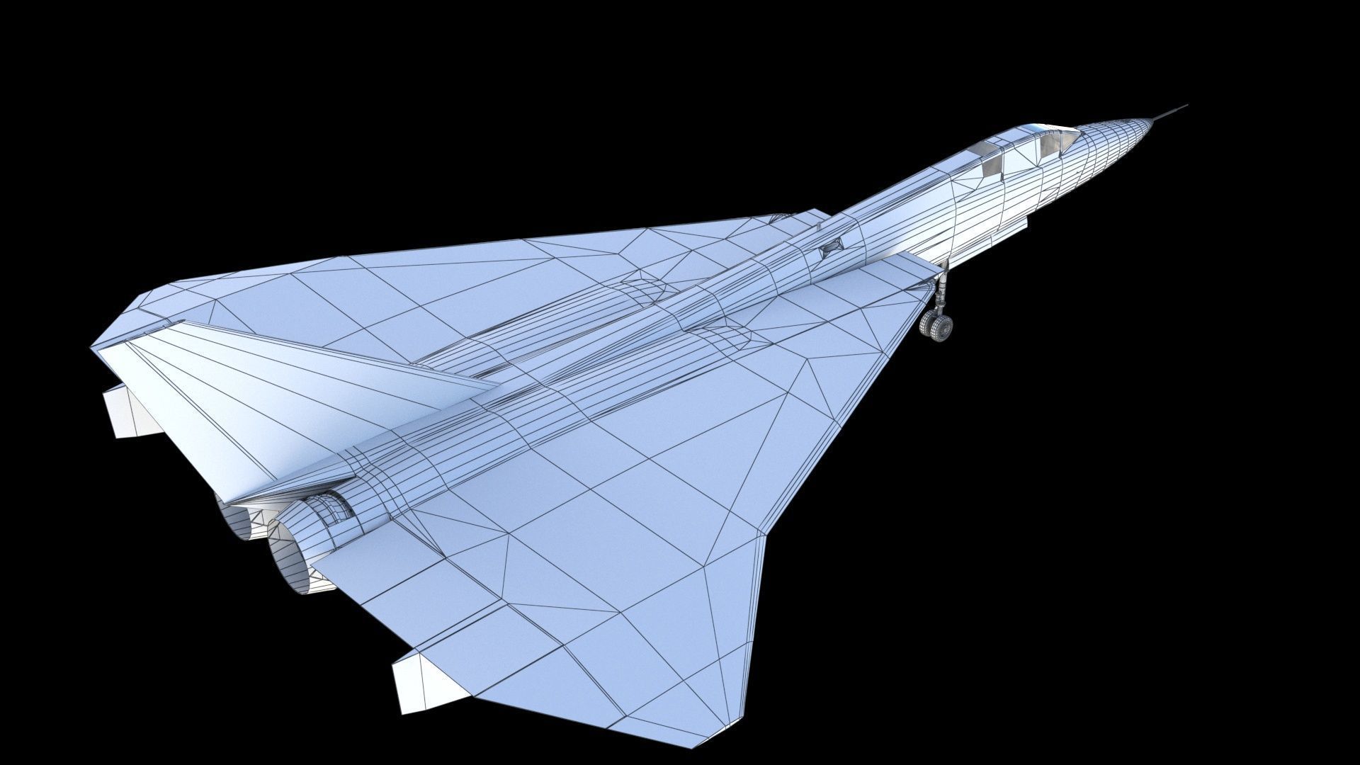 XF-108 Interceptor 3D model_23