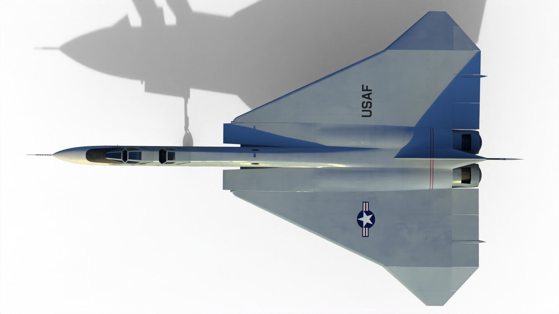 XF-108 Interceptor 3D model_6