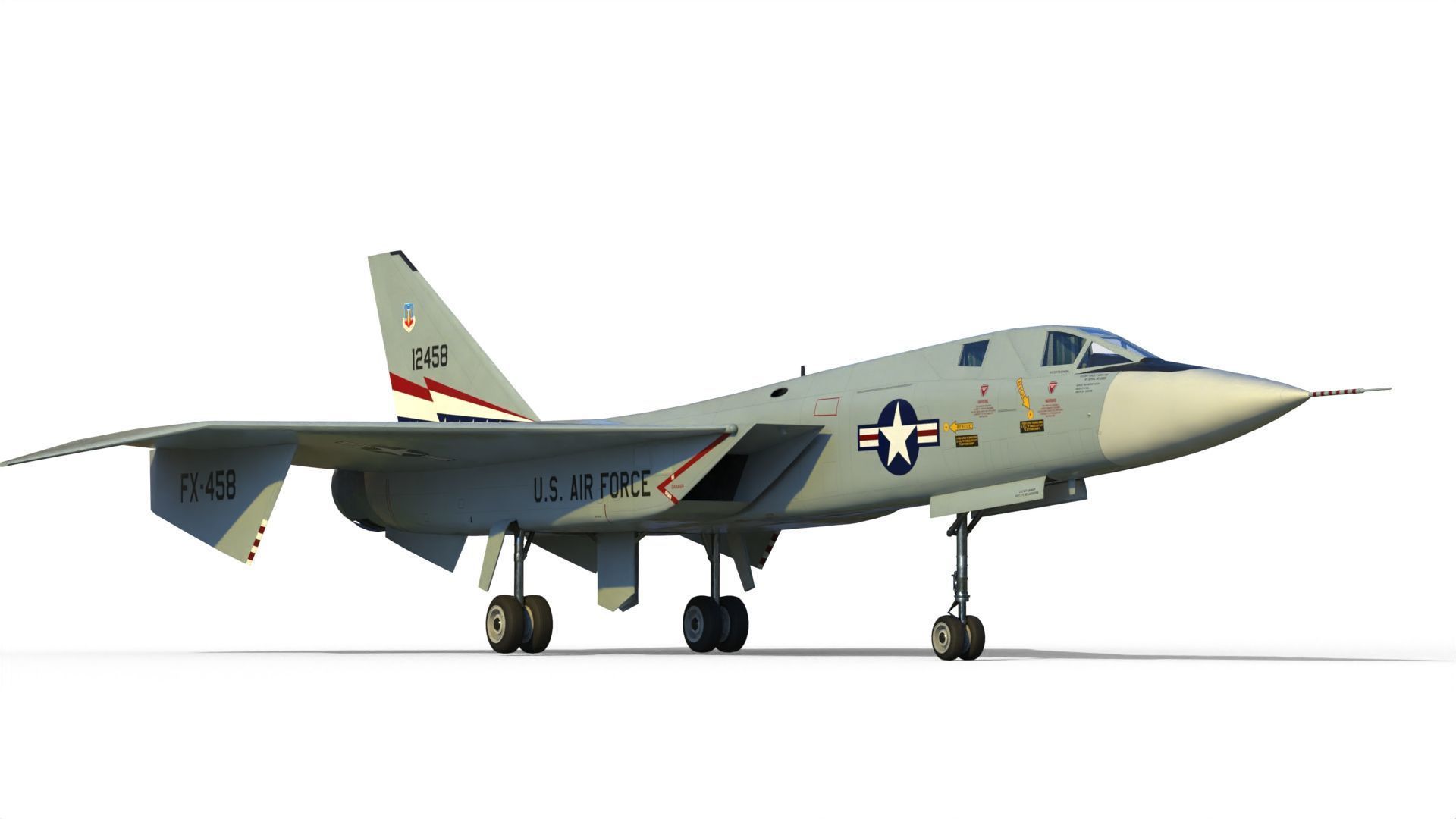 XF-108 Interceptor 3D model_2