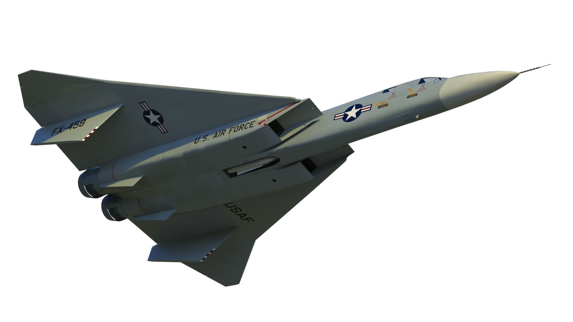 XF-108 Interceptor 3D model_8