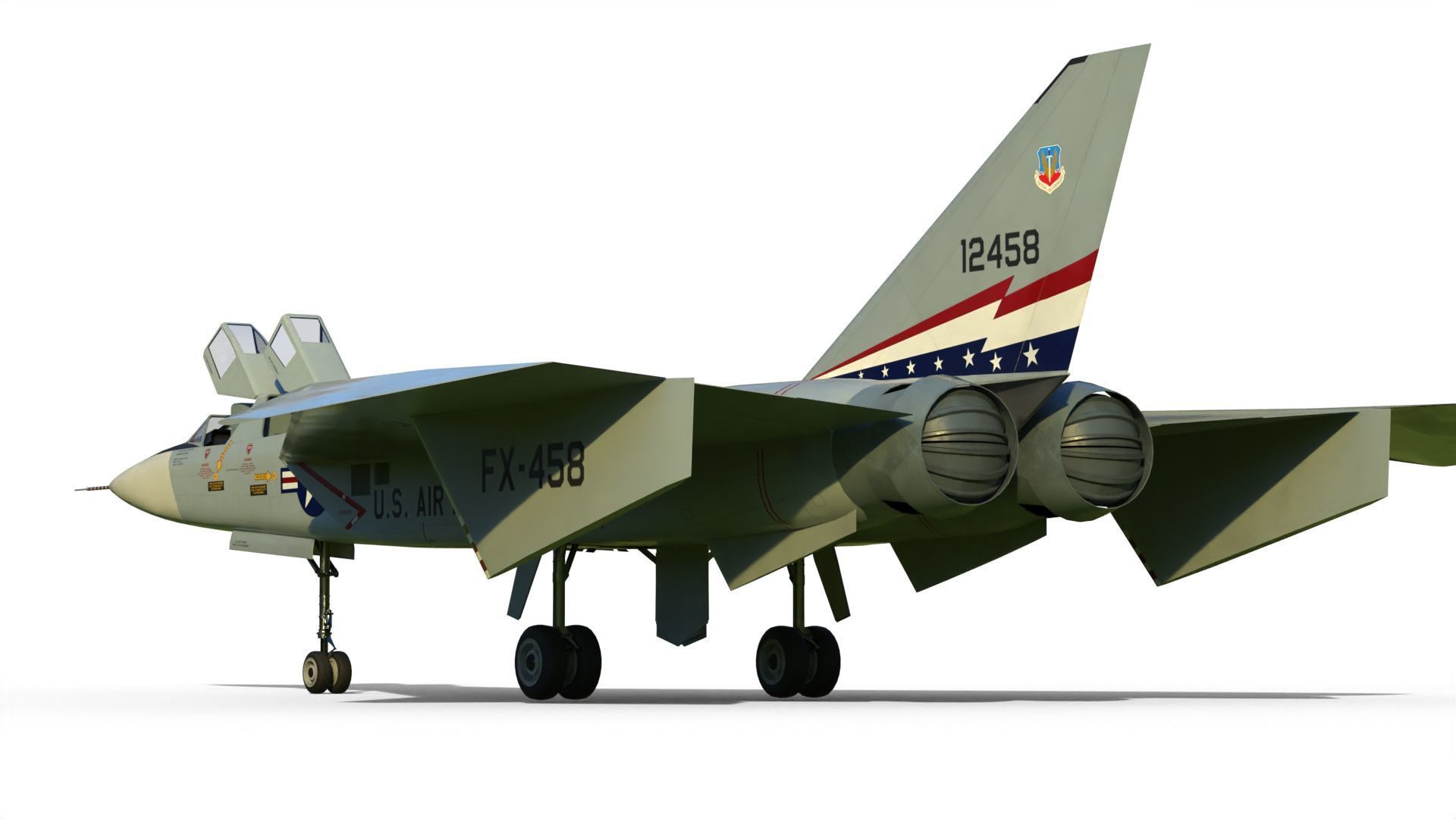 XF-108 Interceptor 3D model_3