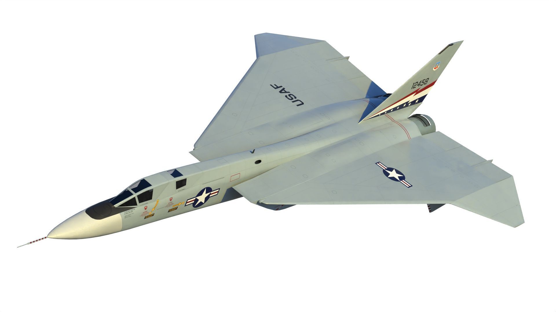 XF-108 Interceptor 3D model_1