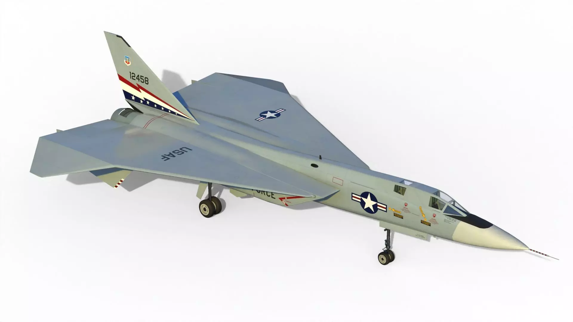 XF-108 Interceptor 3D model_0