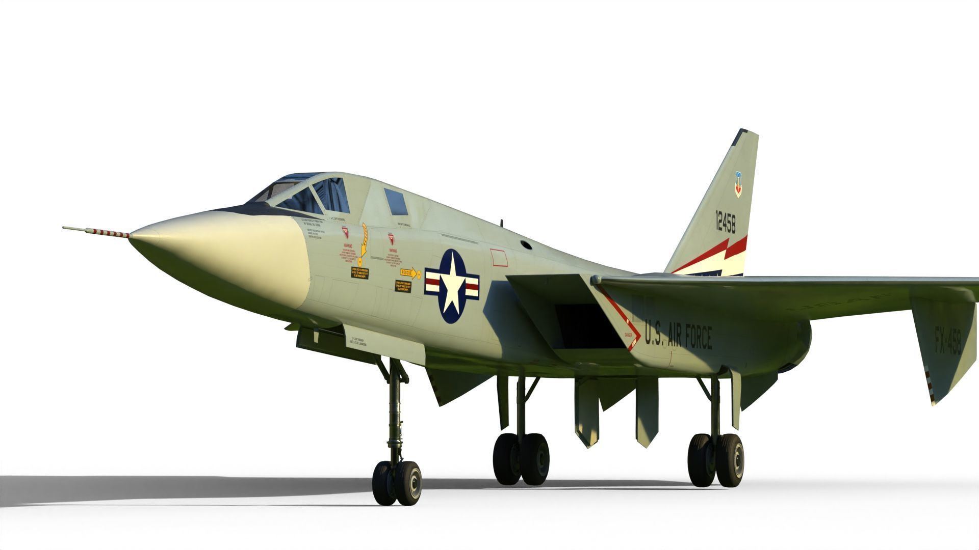 XF-108 Interceptor 3D model_16