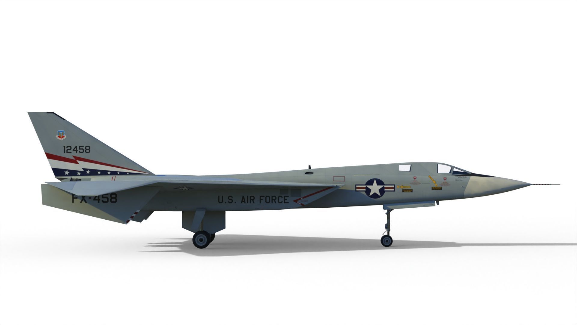 XF-108 Interceptor 3D model_11