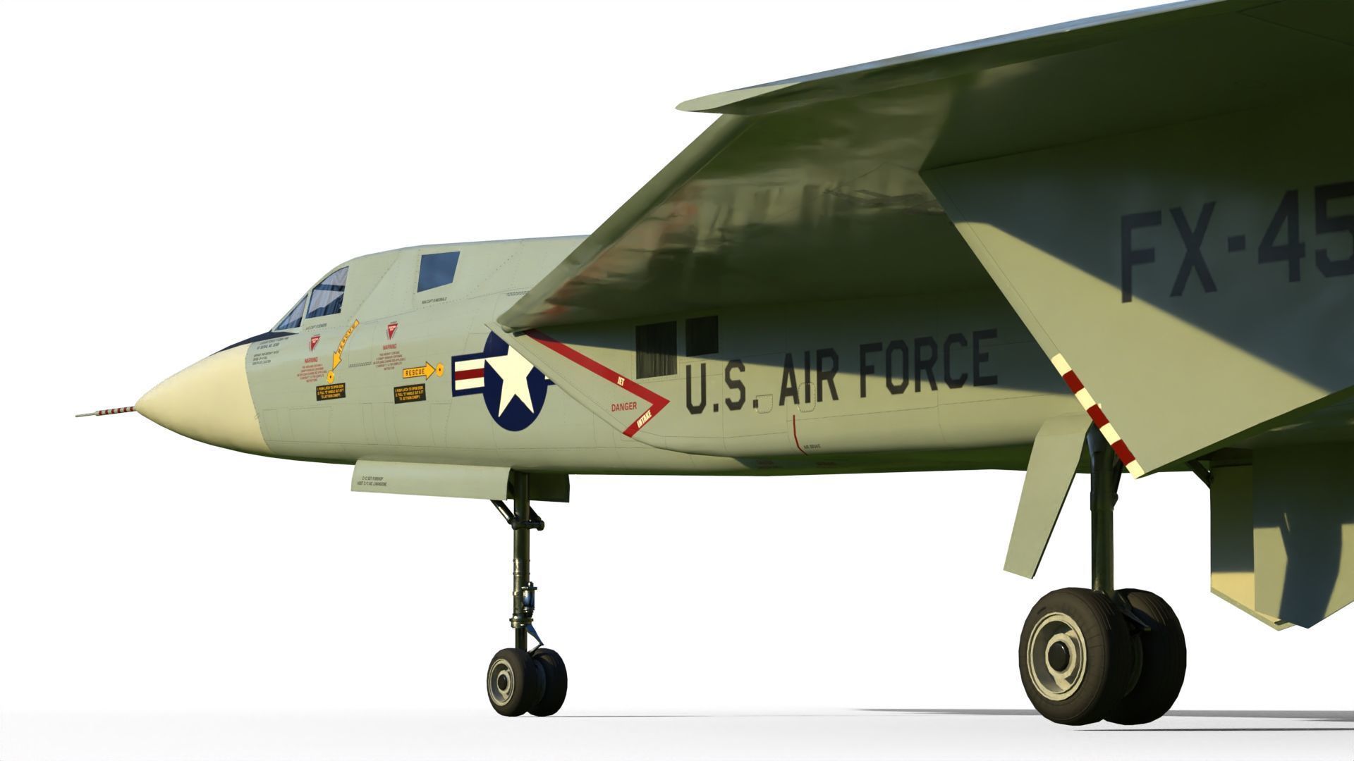 XF-108 Interceptor 3D model_14