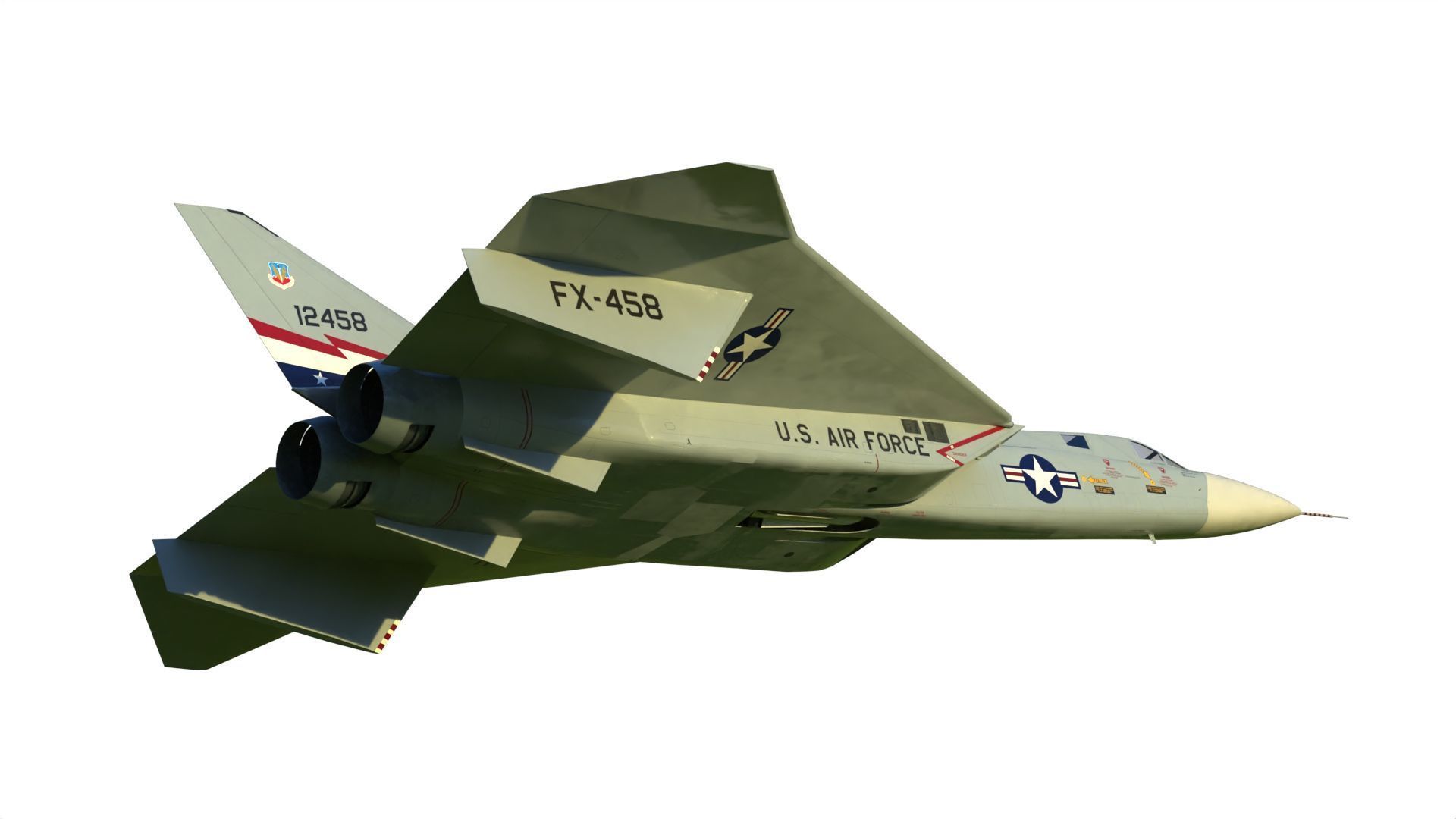 XF-108 Interceptor 3D model_9