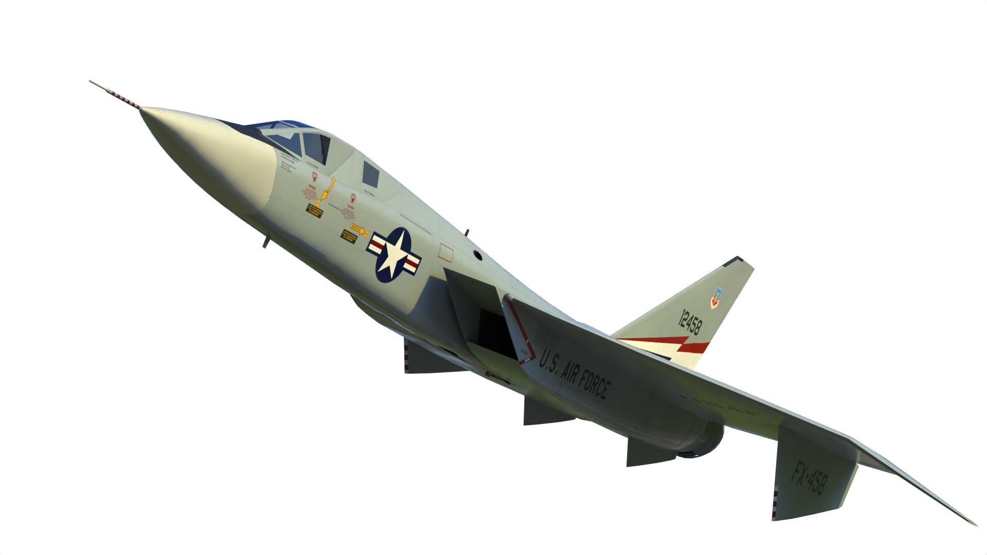 XF-108 Interceptor 3D model_7