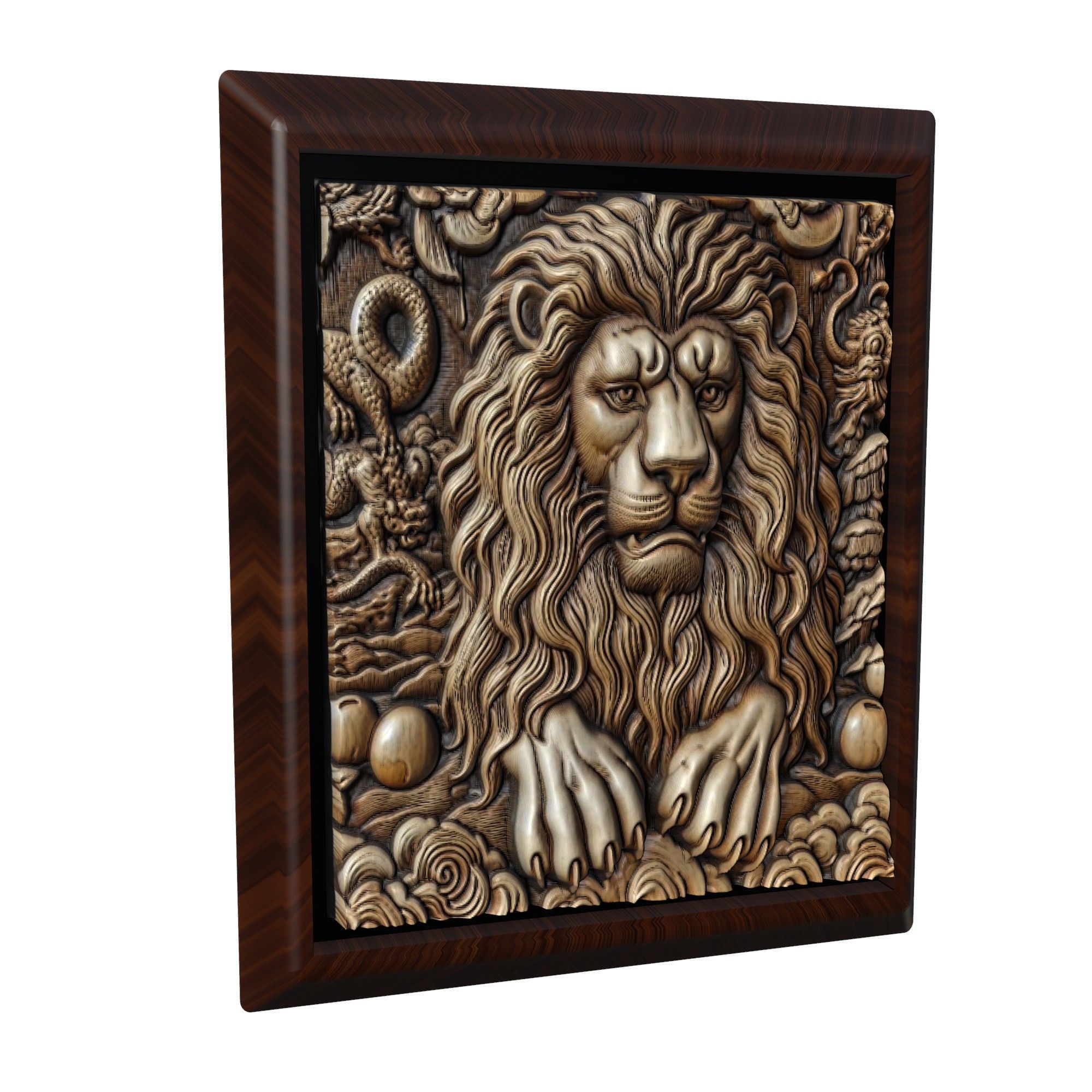 Lion Animal 3D print model_1