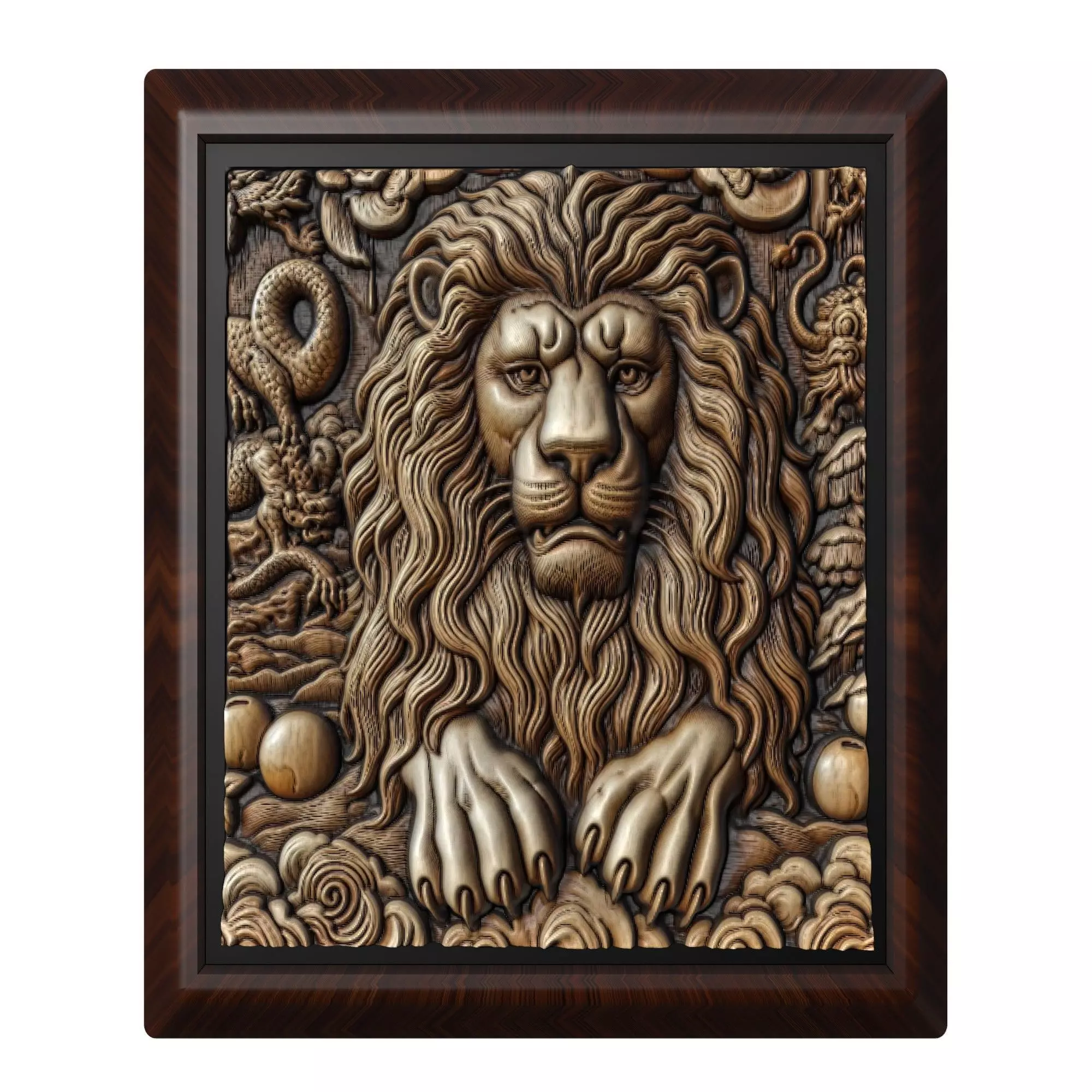 Lion Animal 3D print model_0