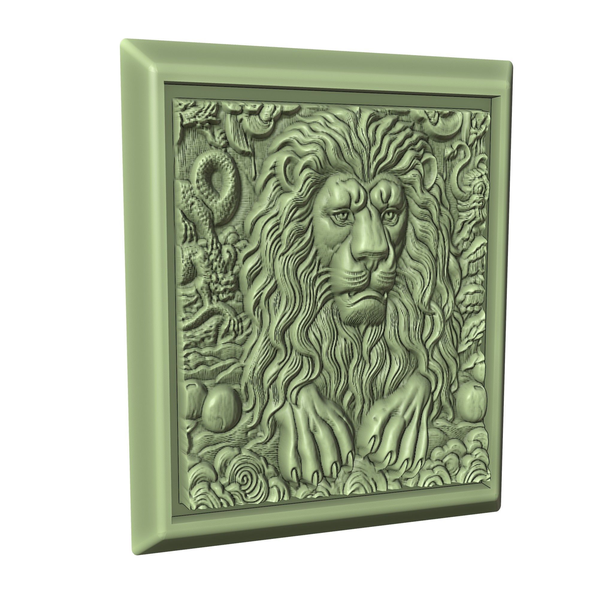 Lion Animal 3D print model_3