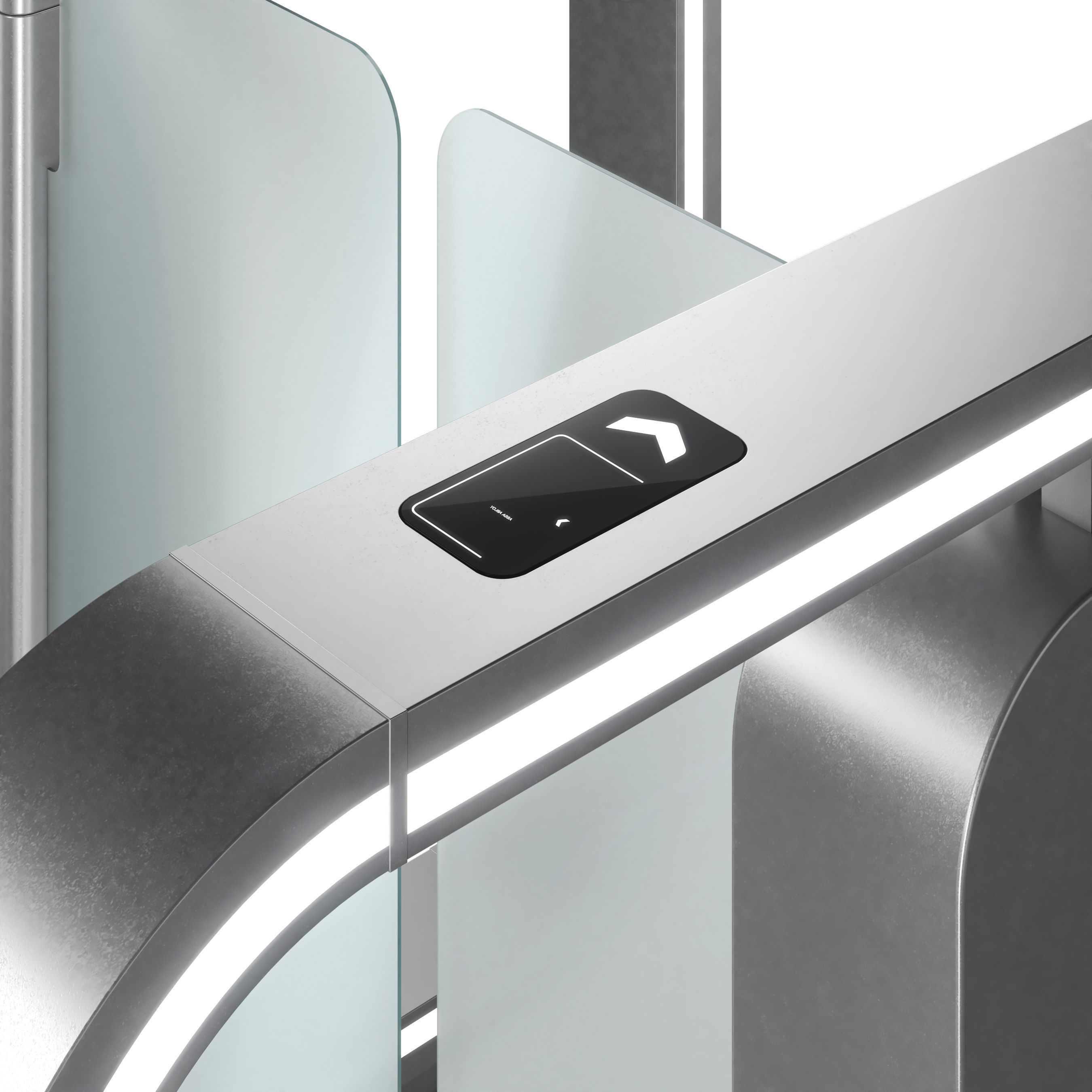 Entrance gates Speegate by Assa Abloy 3D model_2