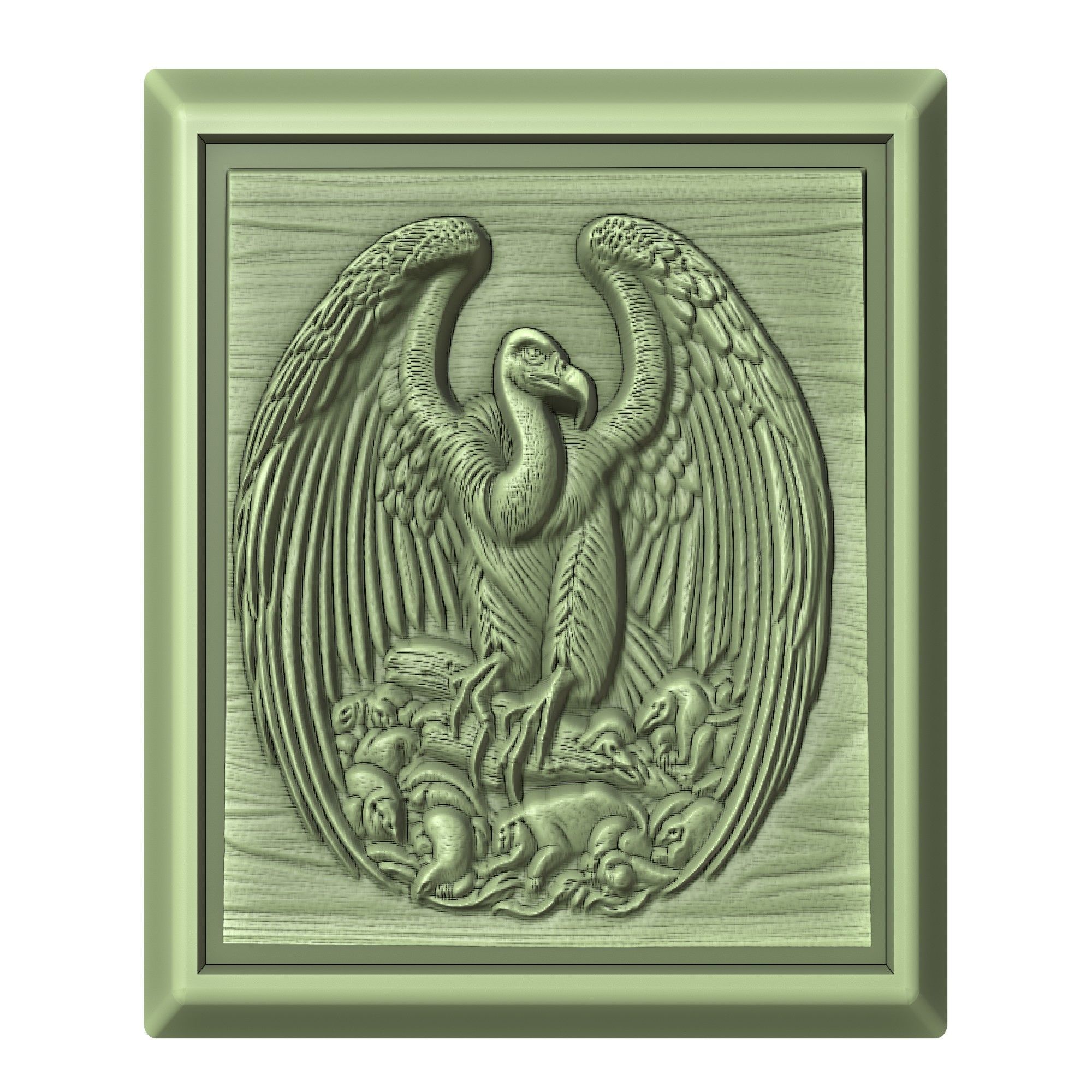 Vulture Animal 3D print model_2