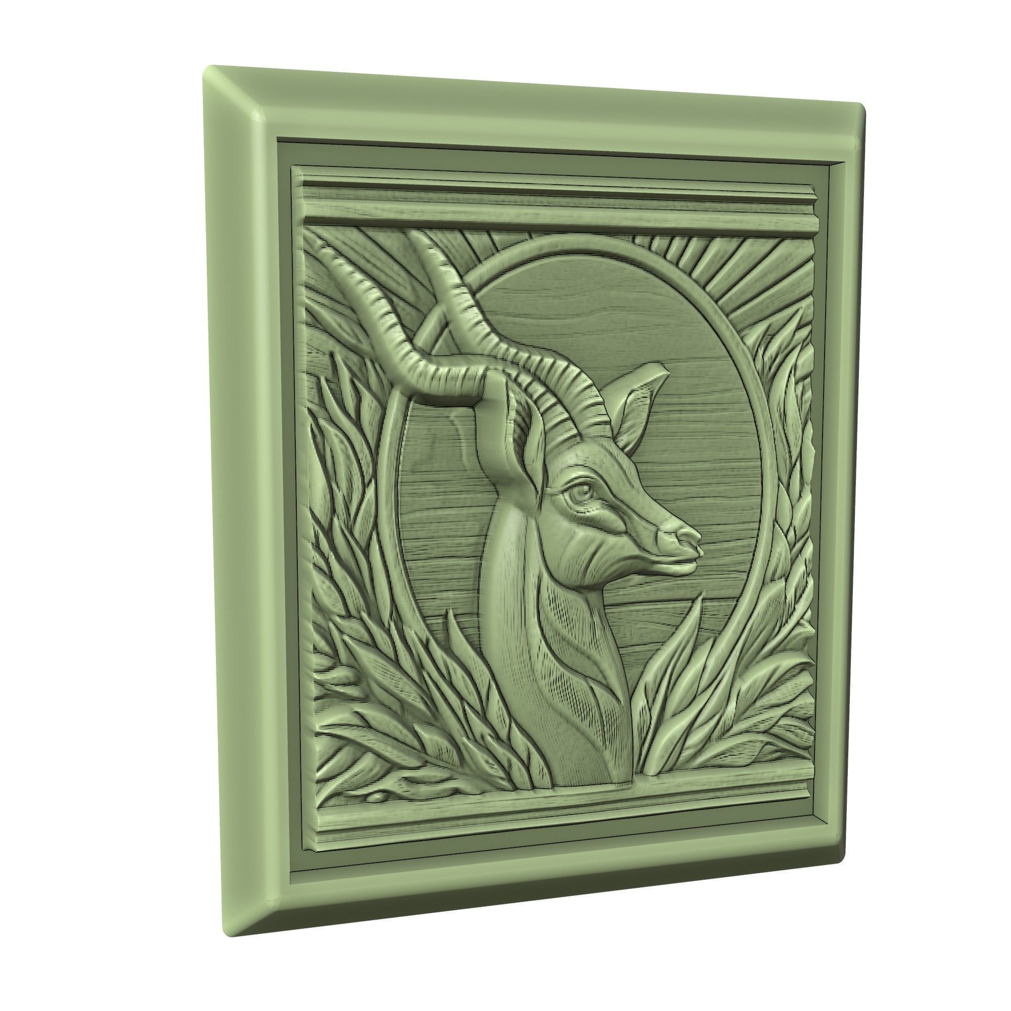 Antelope Animal 3D print model_3
