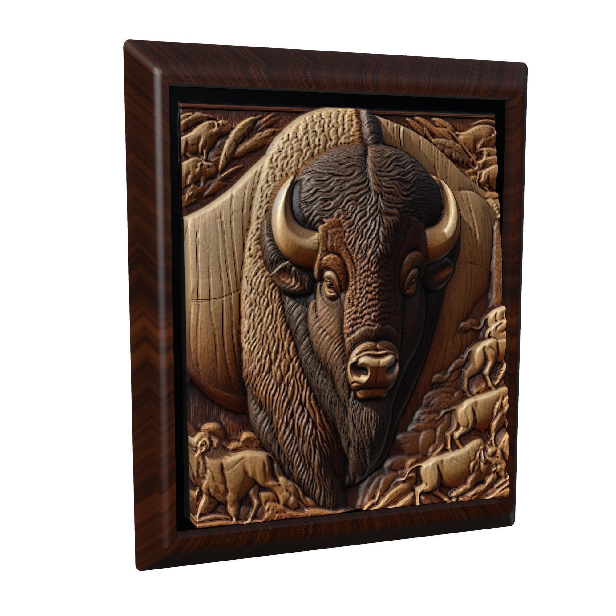 Bison Animal 3D print model_1