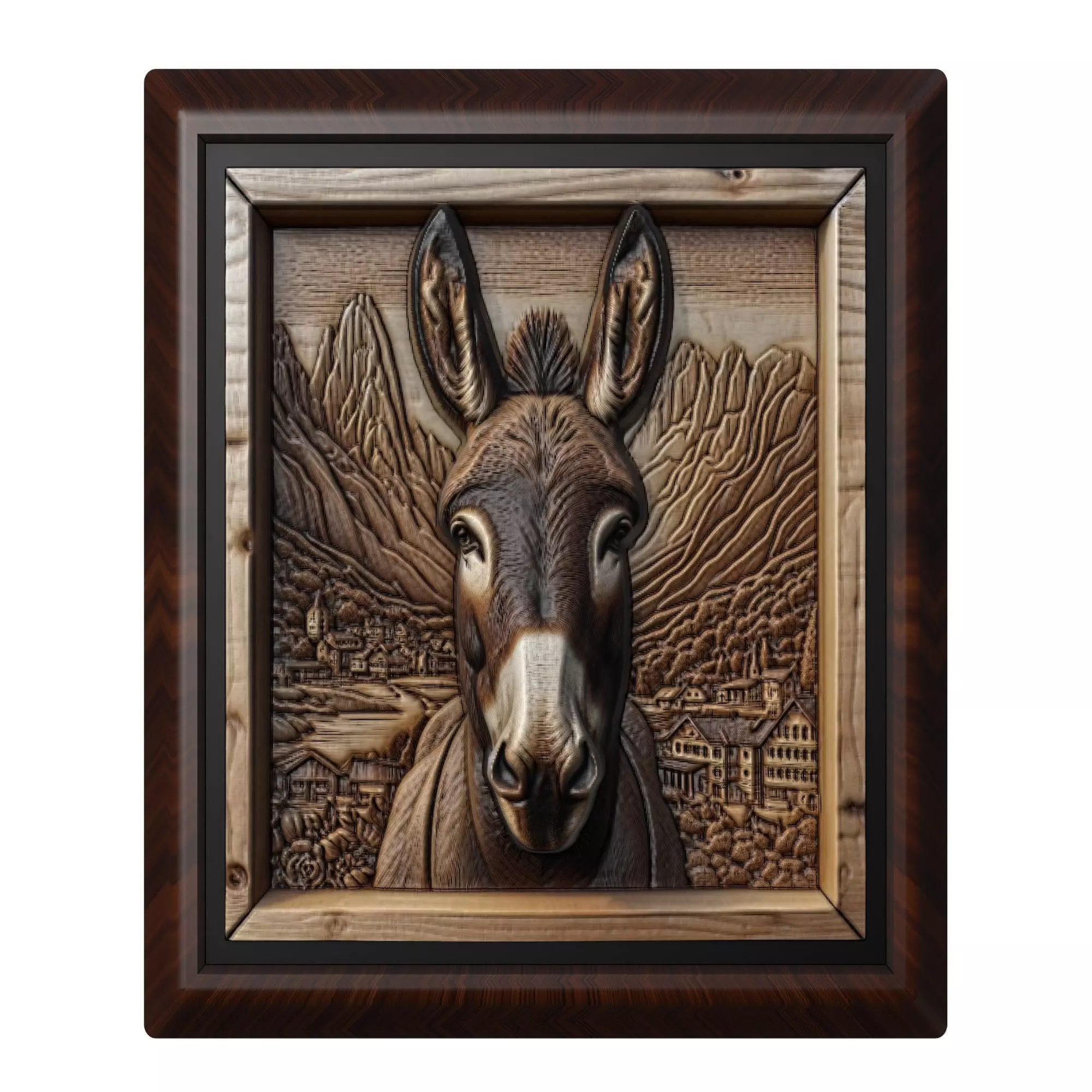 Donkey Animal 3D print model_0