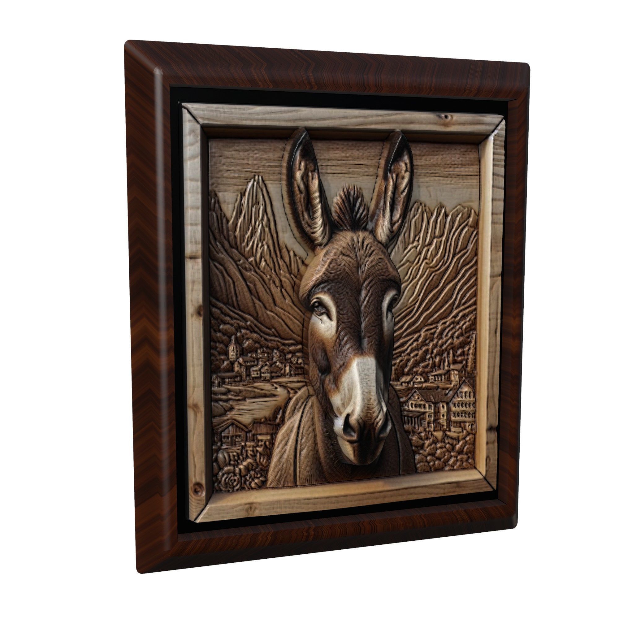 Donkey Animal 3D print model_1