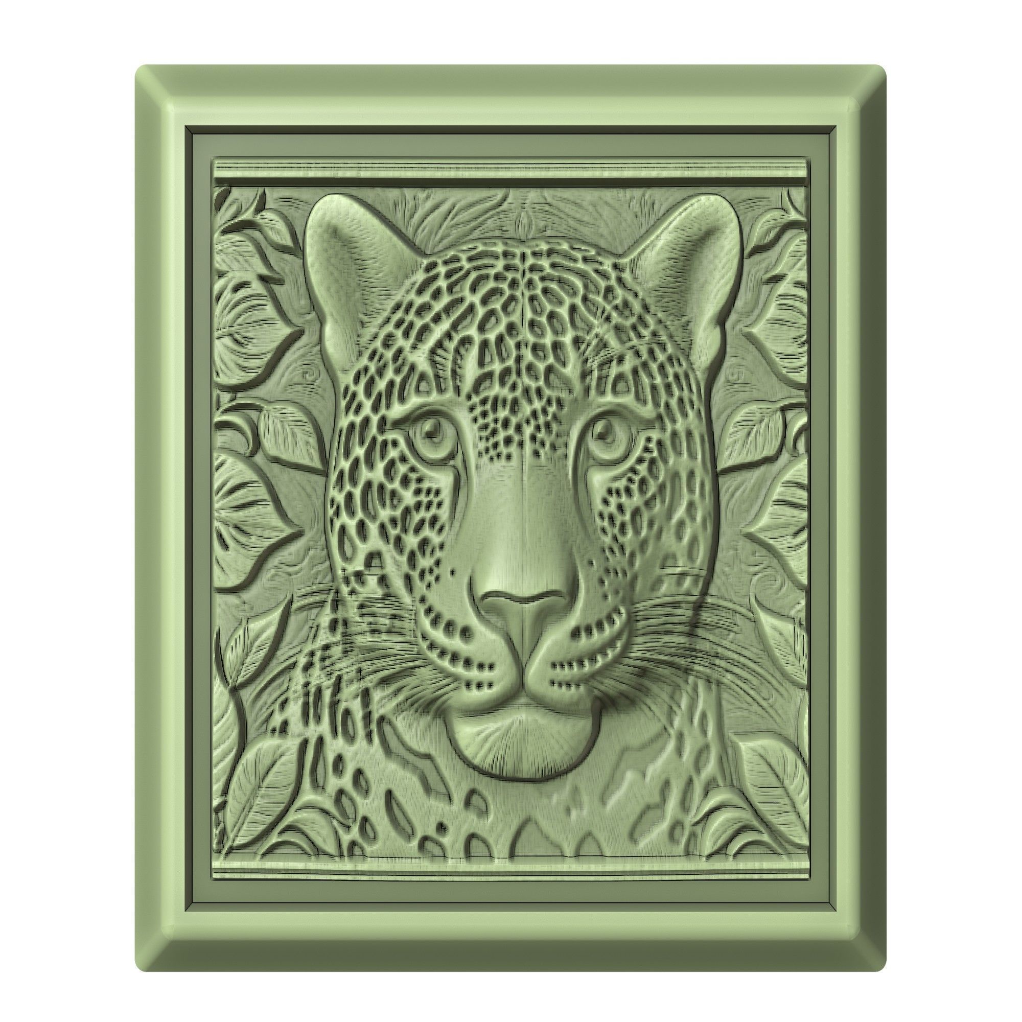 Leopard Animal 3D print model_2