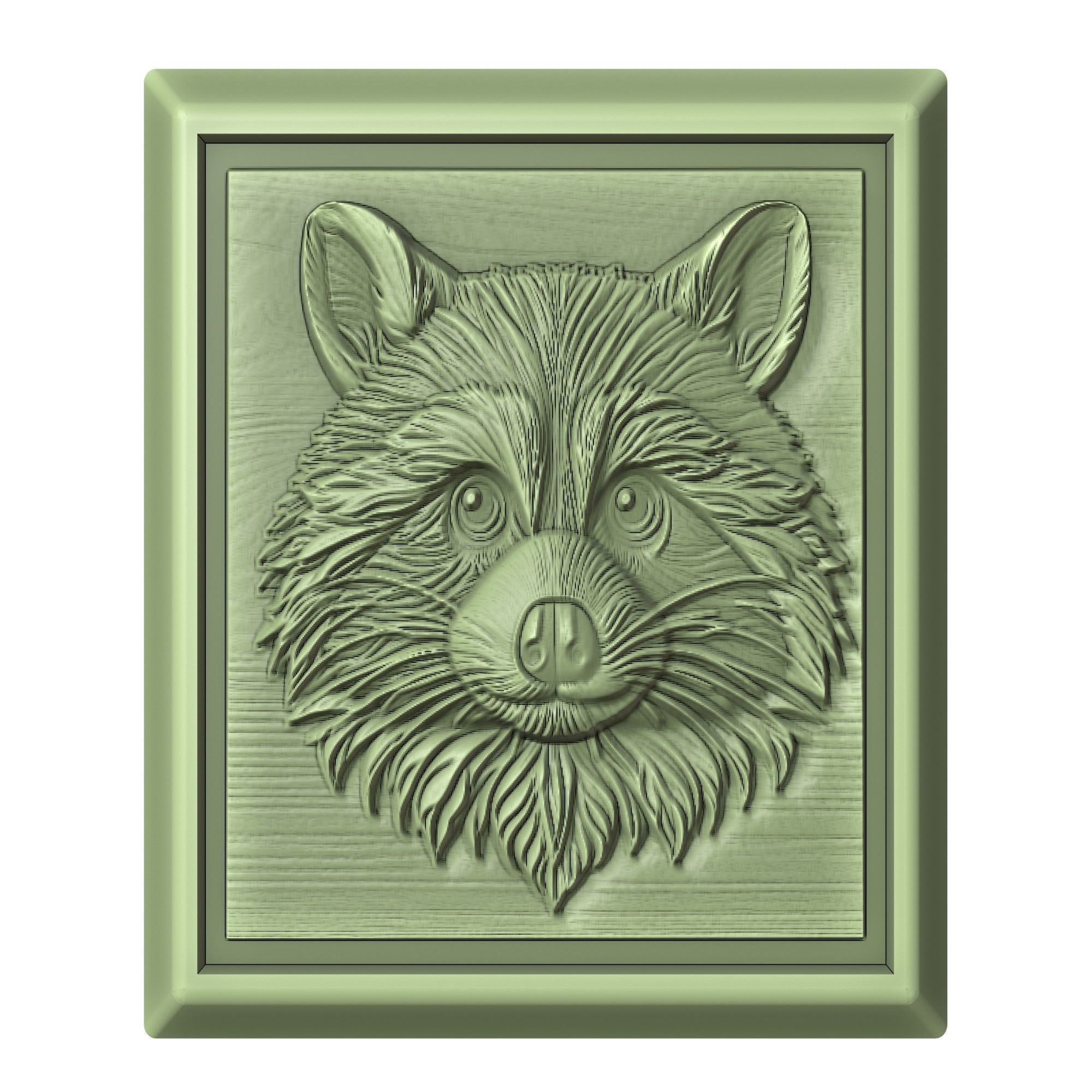 Raccoon Animal 3D print model_2