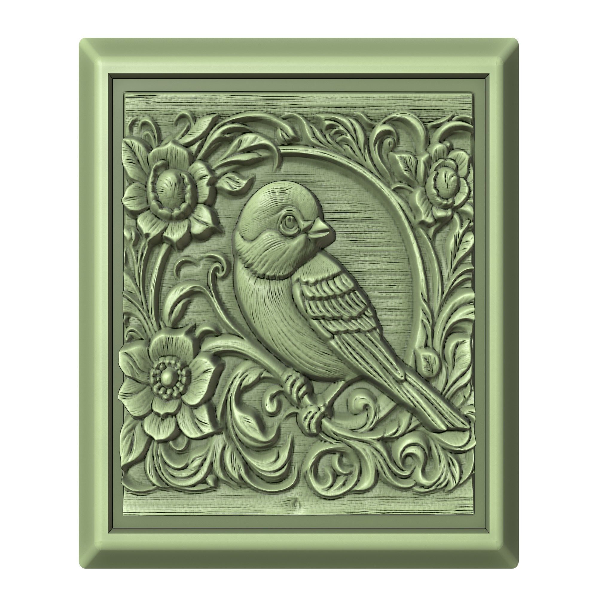 Sparrow Animal 3D print model_2