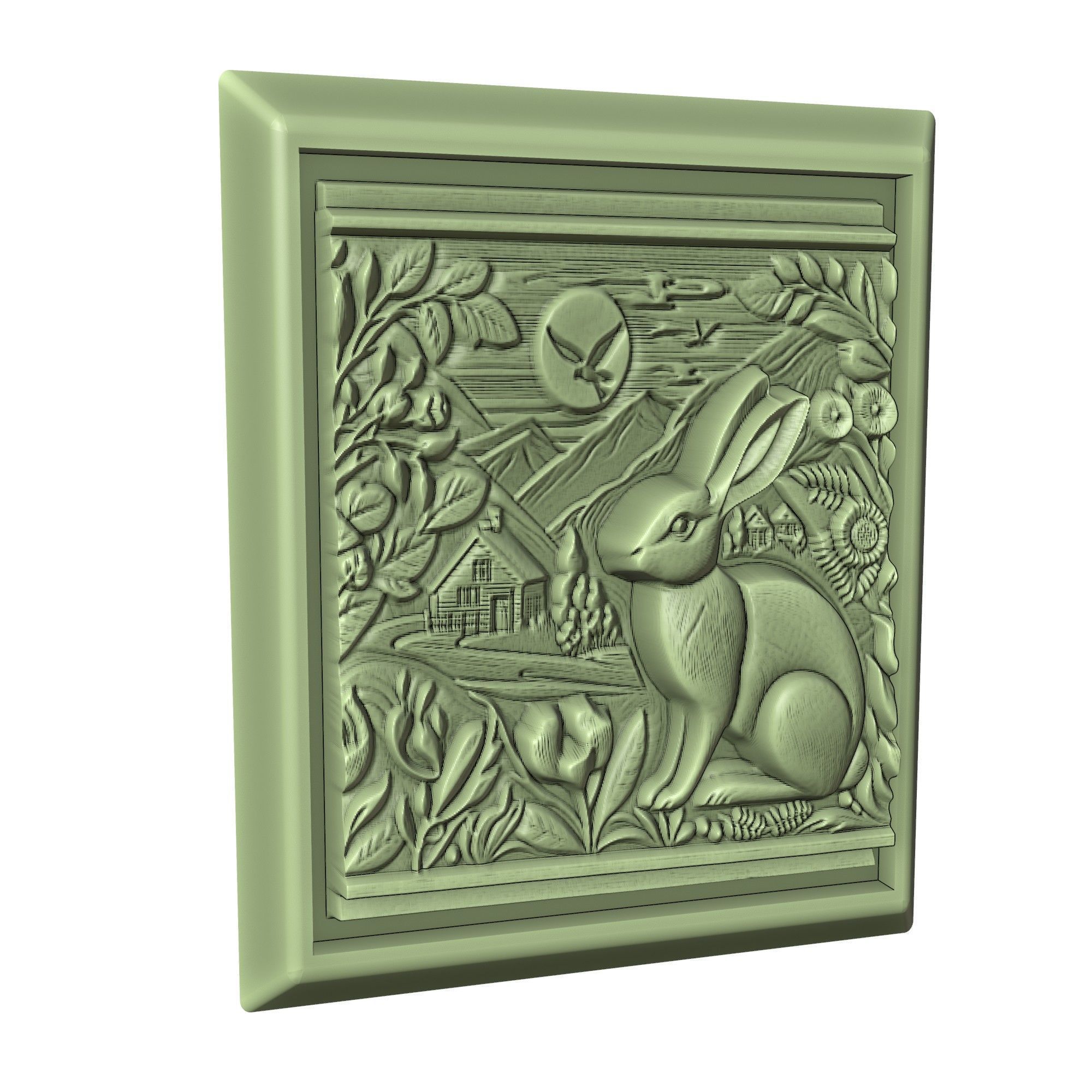 Rabbit Animal 3D print model_3