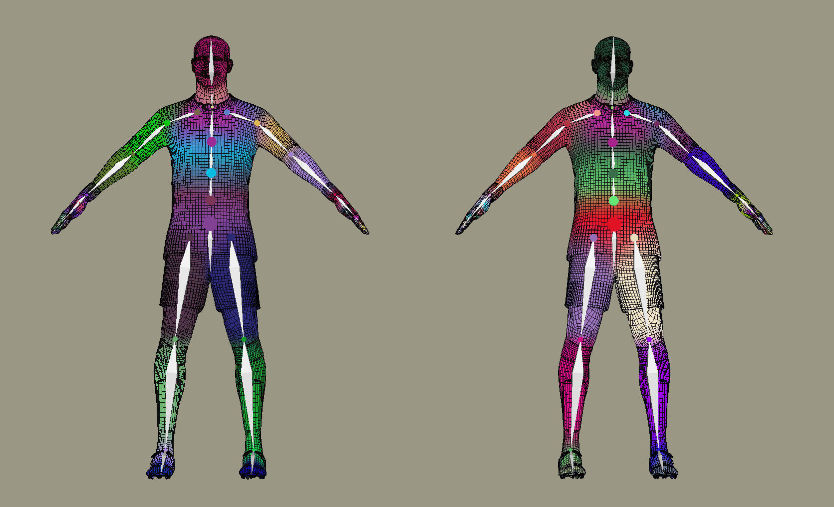 T-Pose Rigged Adriano Leite Inter Milan 2006 3D model_8