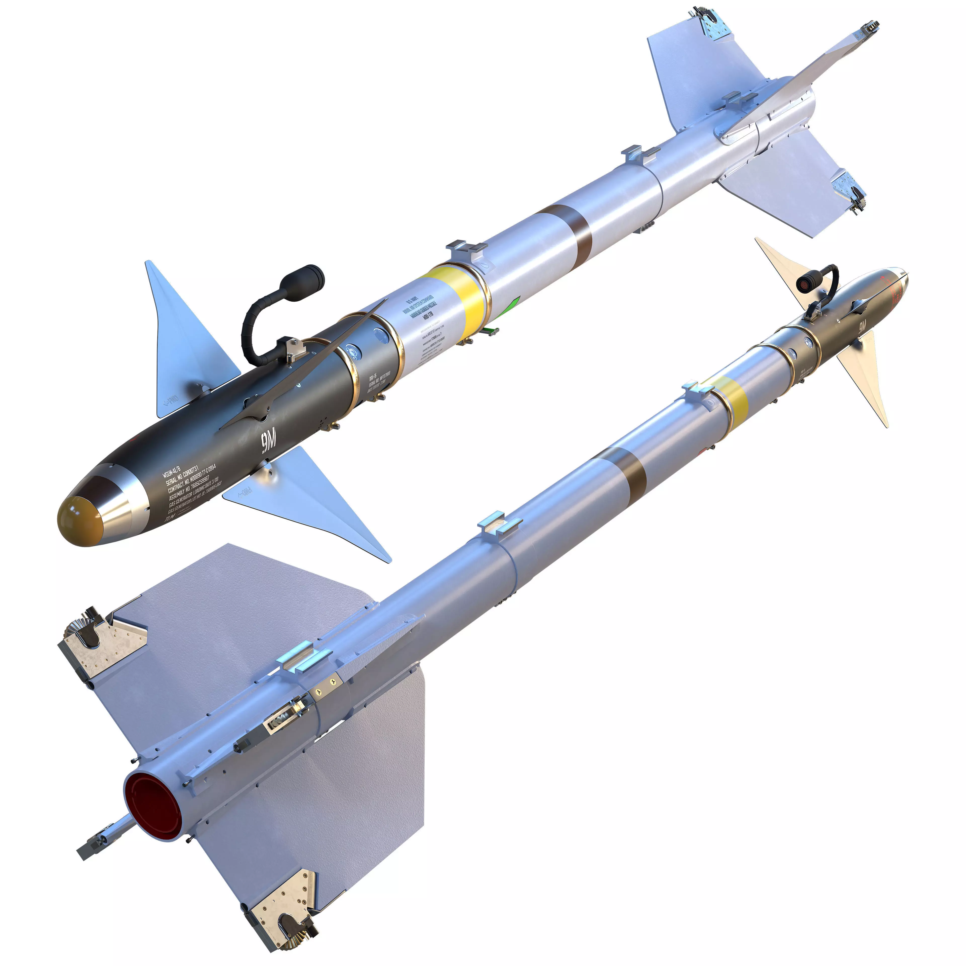 AIM-9M Sidewinder 3D model_0
