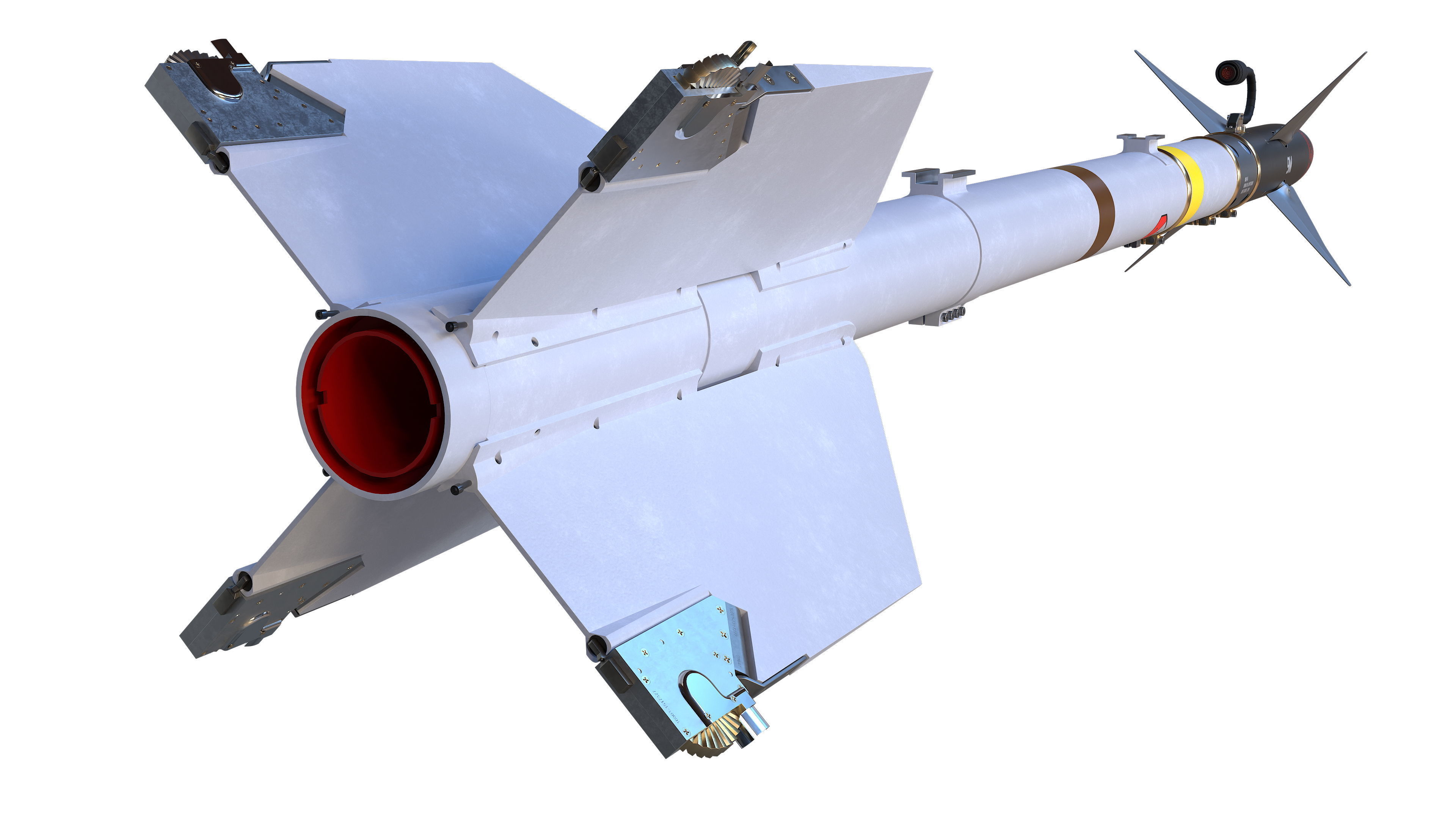 AIM-9M Sidewinder 3D model_4