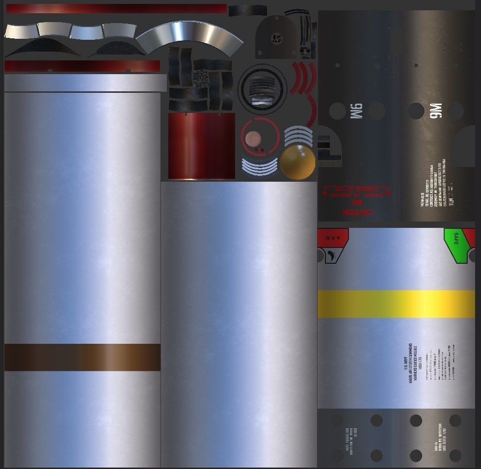 AIM-9M Sidewinder 3D model_17
