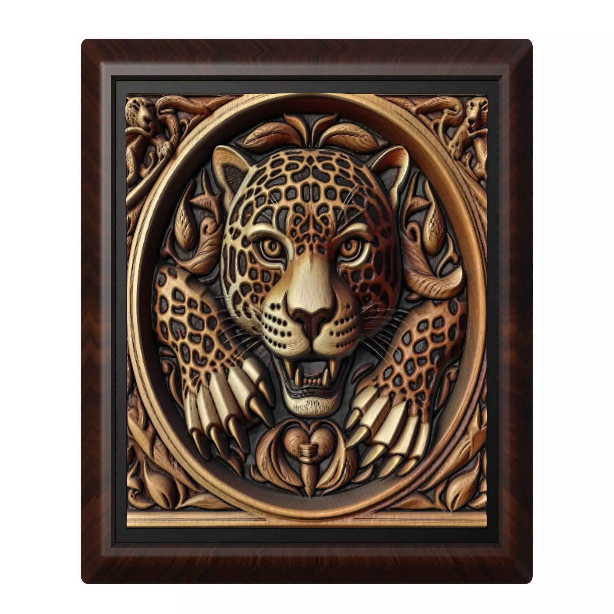 Jaguar Animal 3D print model_0