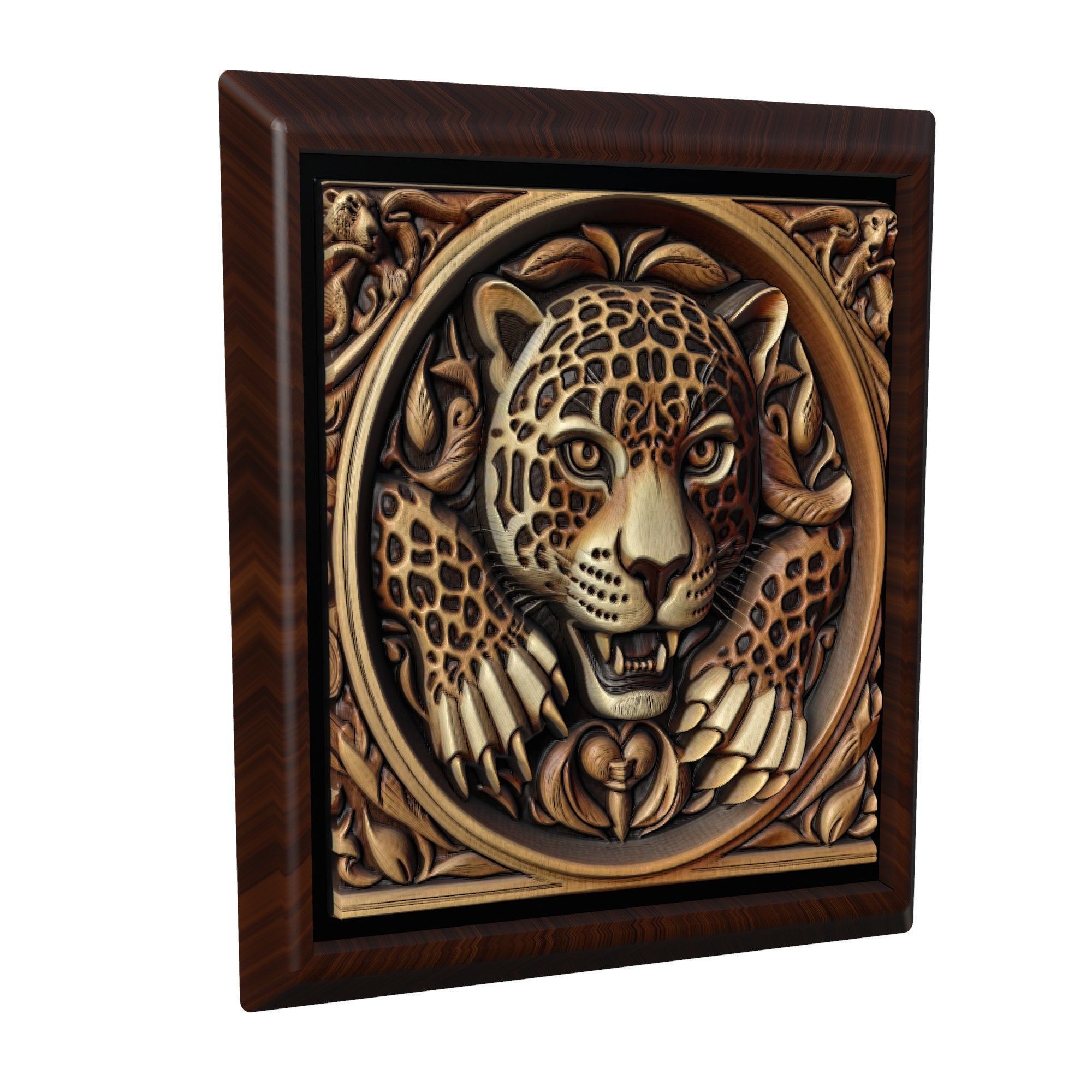 Jaguar Animal 3D print model_1