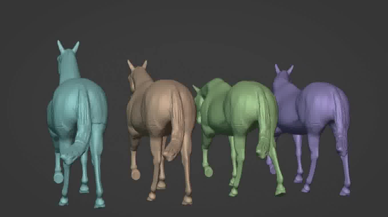 Horse 3d model 3D model_40
