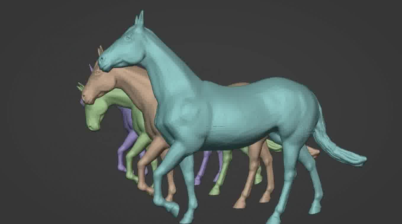 Horse 3d model 3D model_62