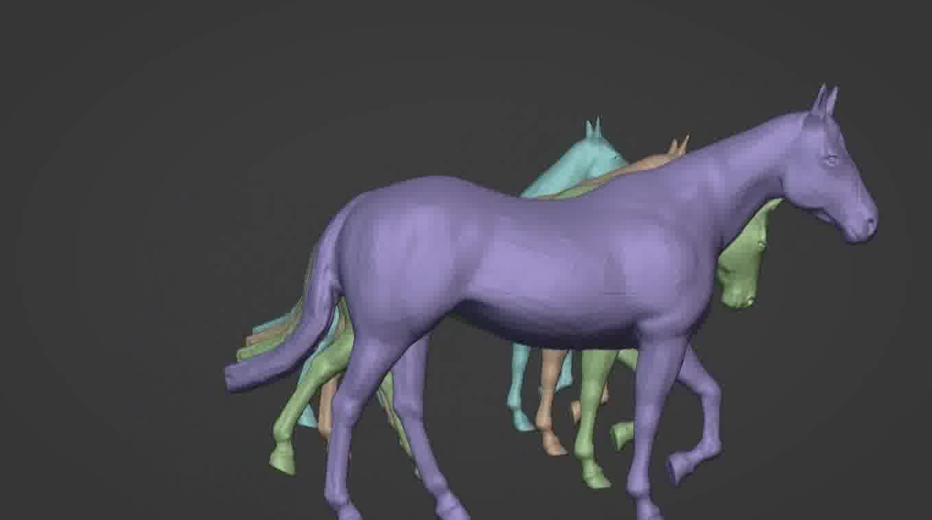 Horse 3d model 3D model_5