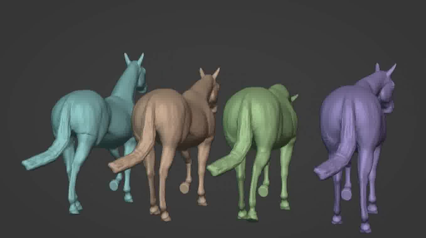 Horse 3d model 3D model_18