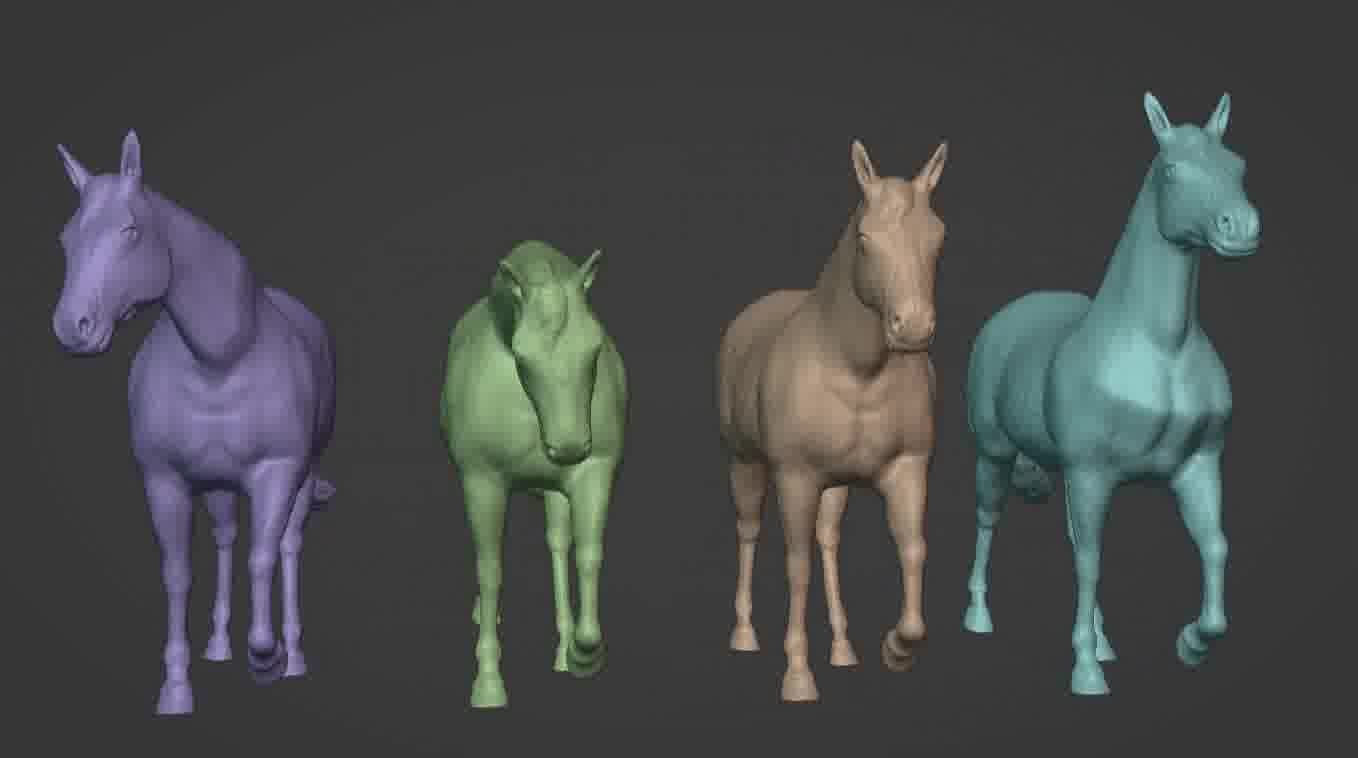 Horse 3d model 3D model_69