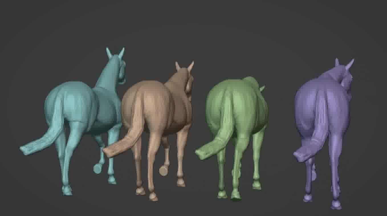 Horse 3d model 3D model_42