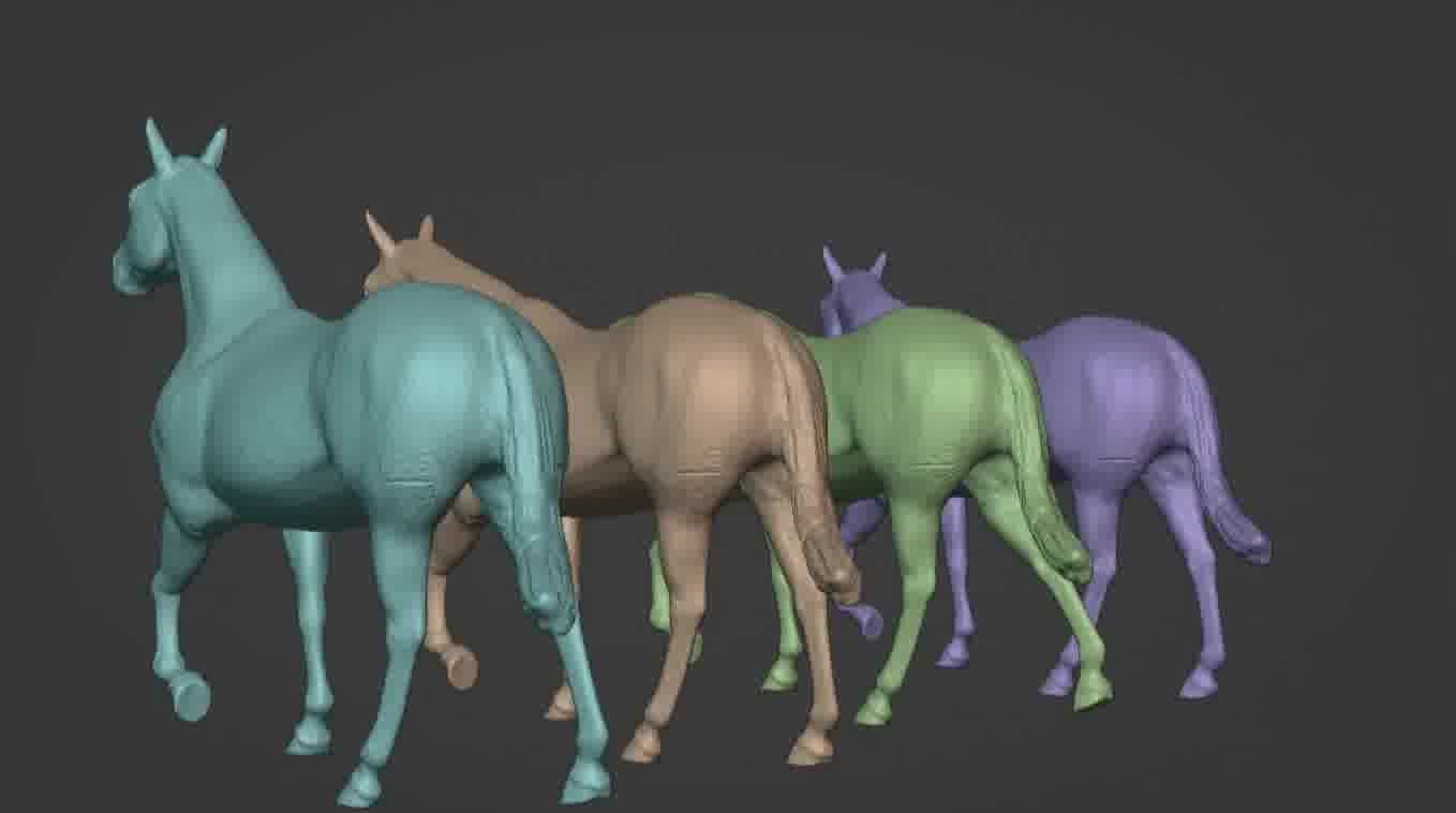 Horse 3d model 3D model_45