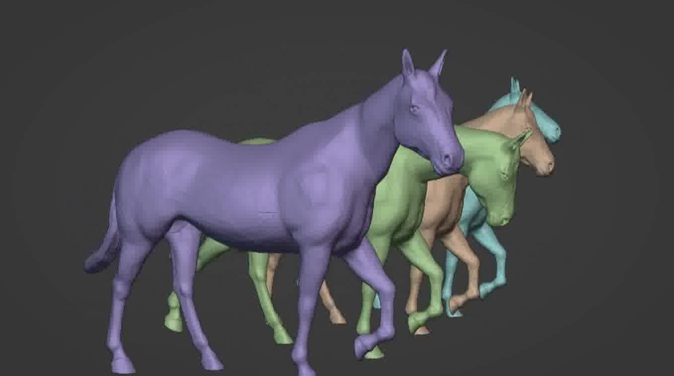 Horse 3d model 3D model_61