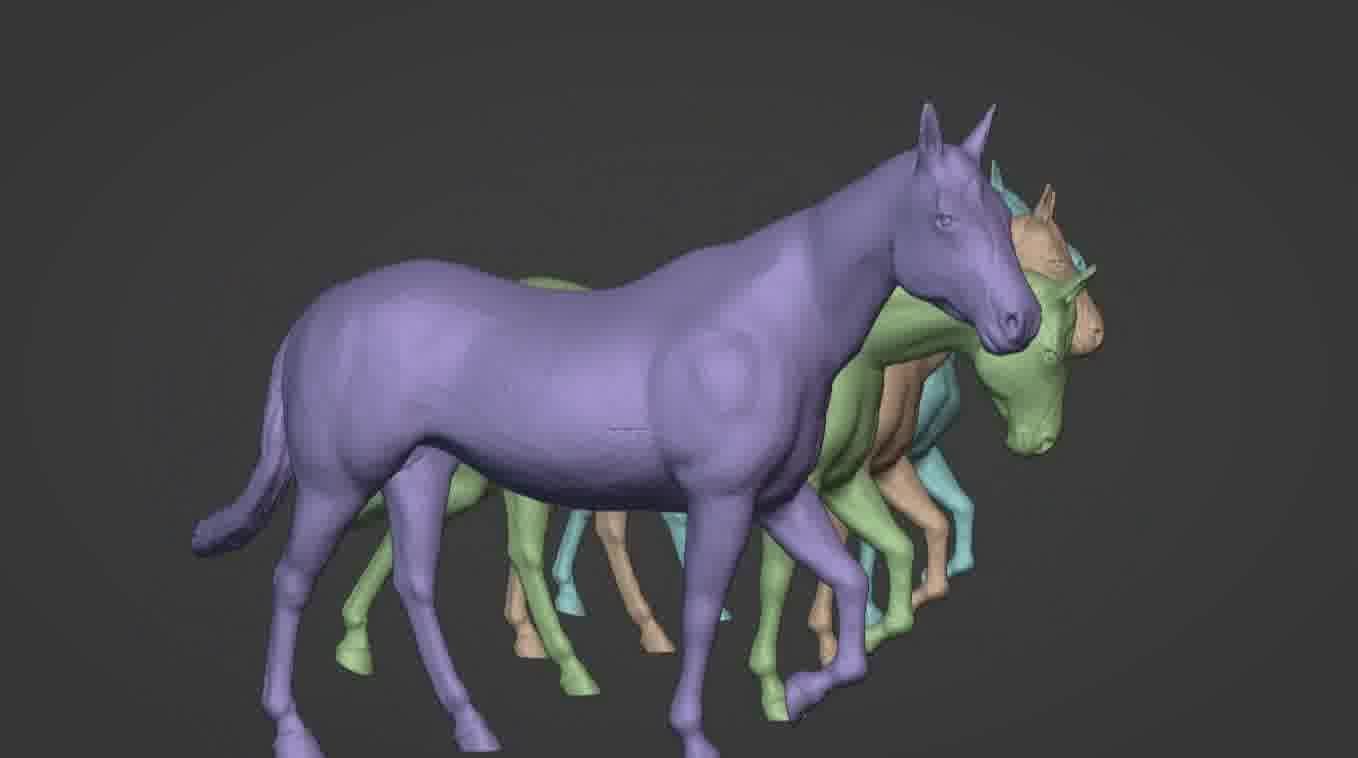 Horse 3d model 3D model_60