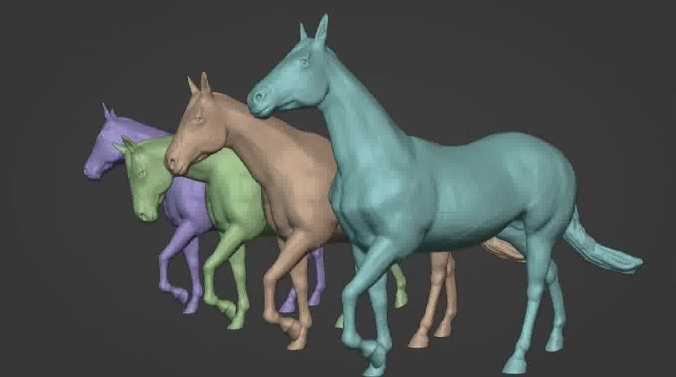 Horse 3d model 3D model_56