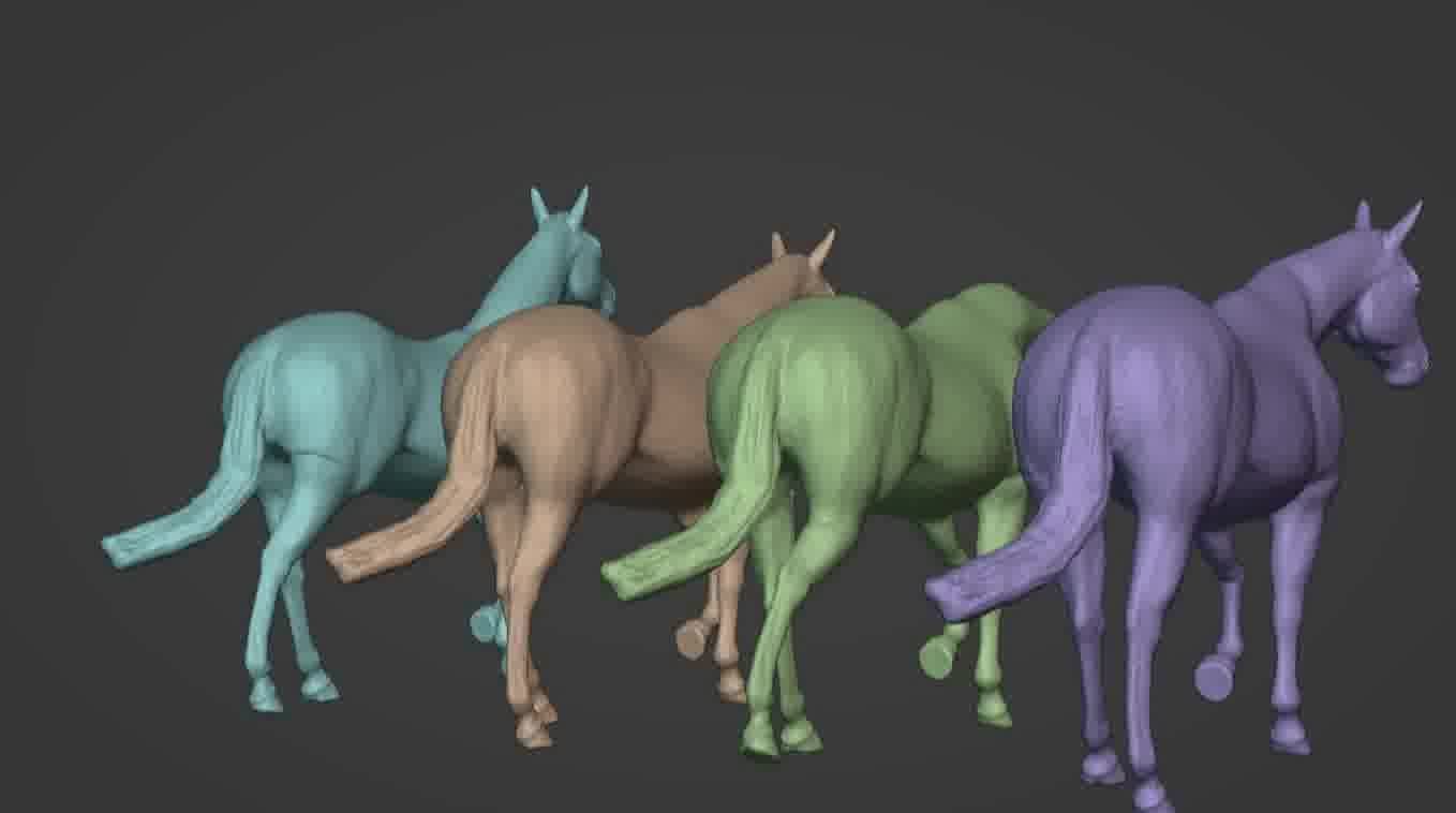 Horse 3d model 3D model_24