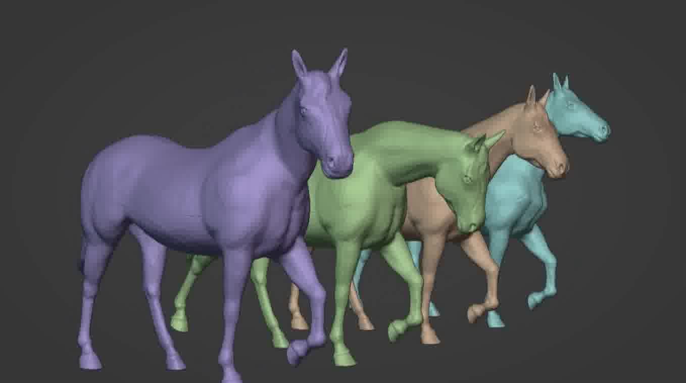 Horse 3d model 3D model_92