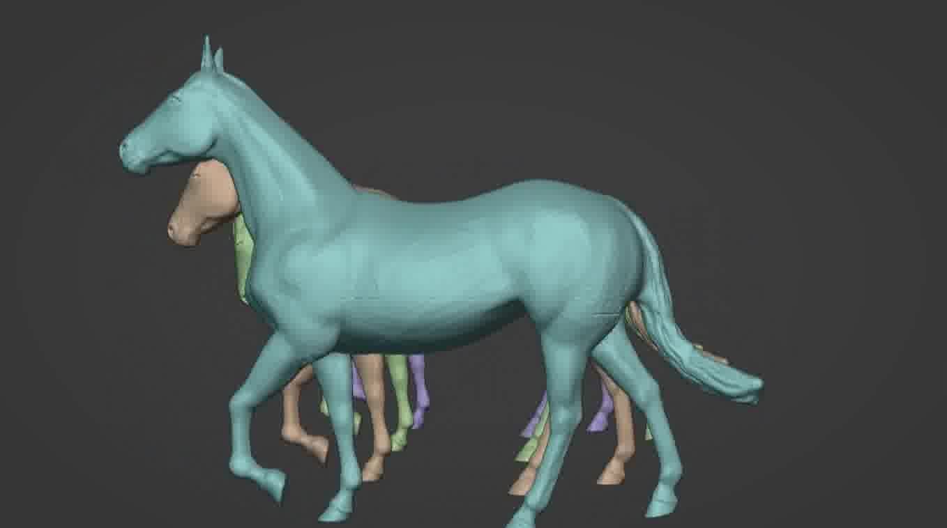 Horse 3d model 3D model_49